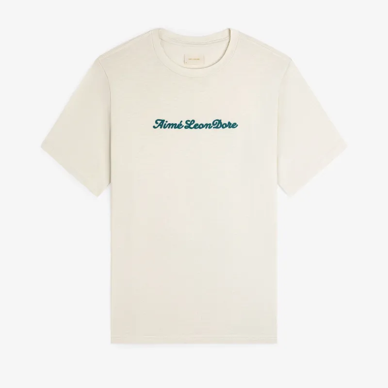 Puff Print Slub Logo Tee made by Aime Leon Dore