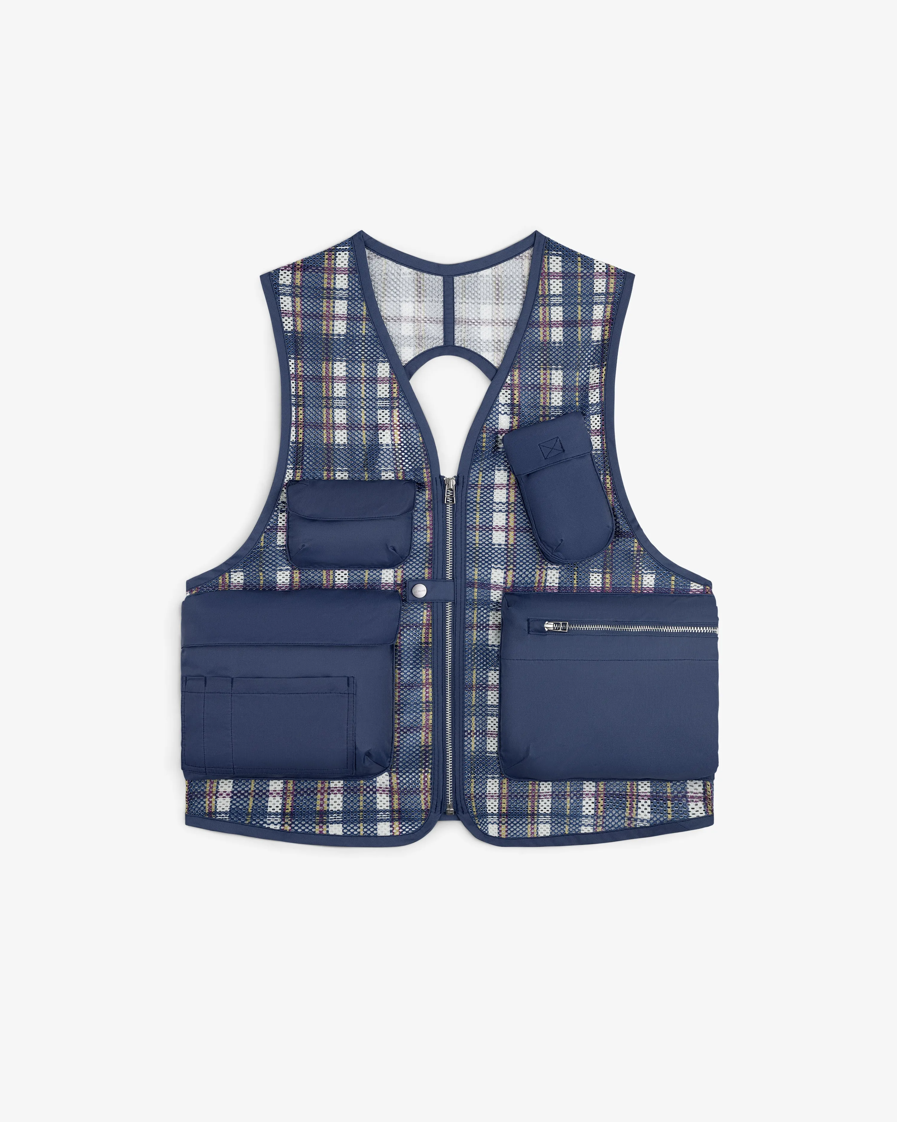 Nylon Madras Utility Vest sold by Aime Leon Dore product image thumbnail 2