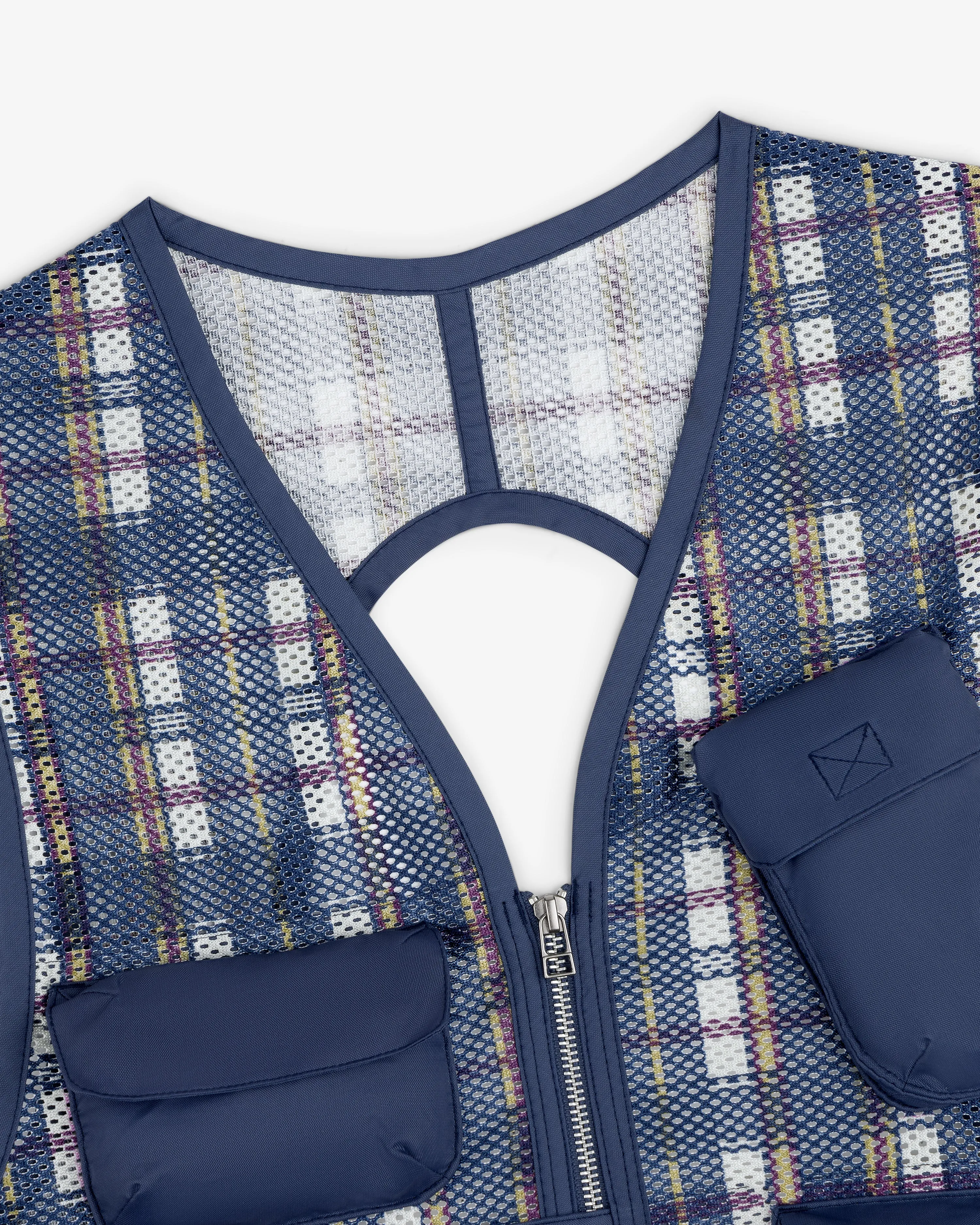 Nylon Madras Utility Vest sold by Aime Leon Dore product image thumbnail 4