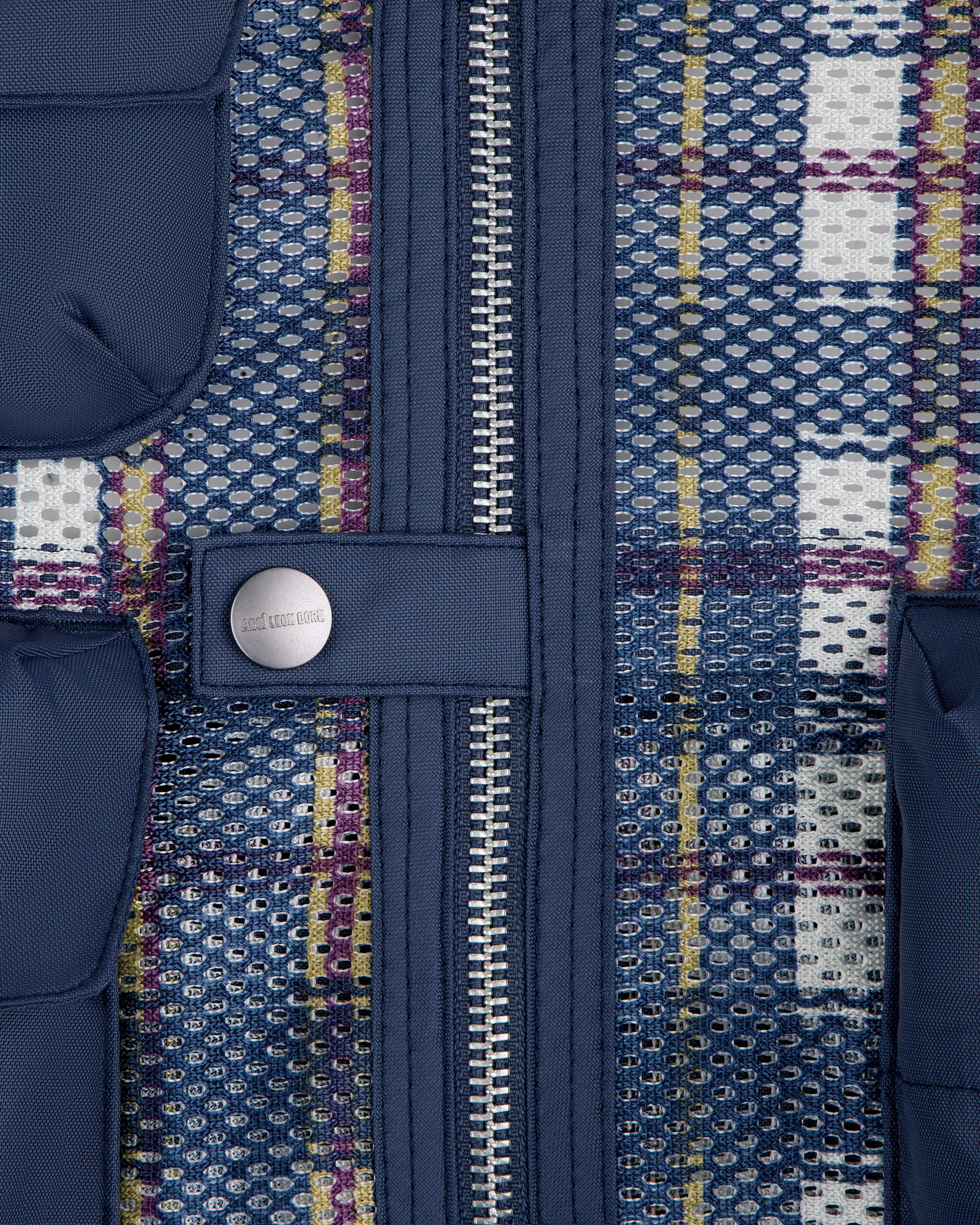 Nylon Madras Utility Vest sold by Aime Leon Dore product image thumbnail 5
