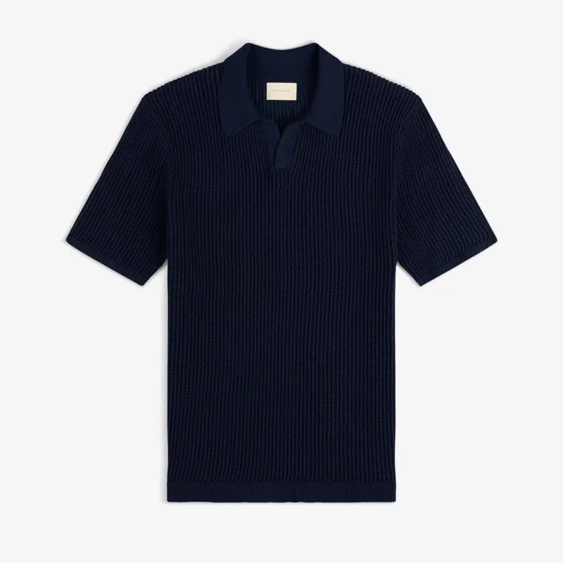 Mesh Knit Polo made by Aime Leon Dore