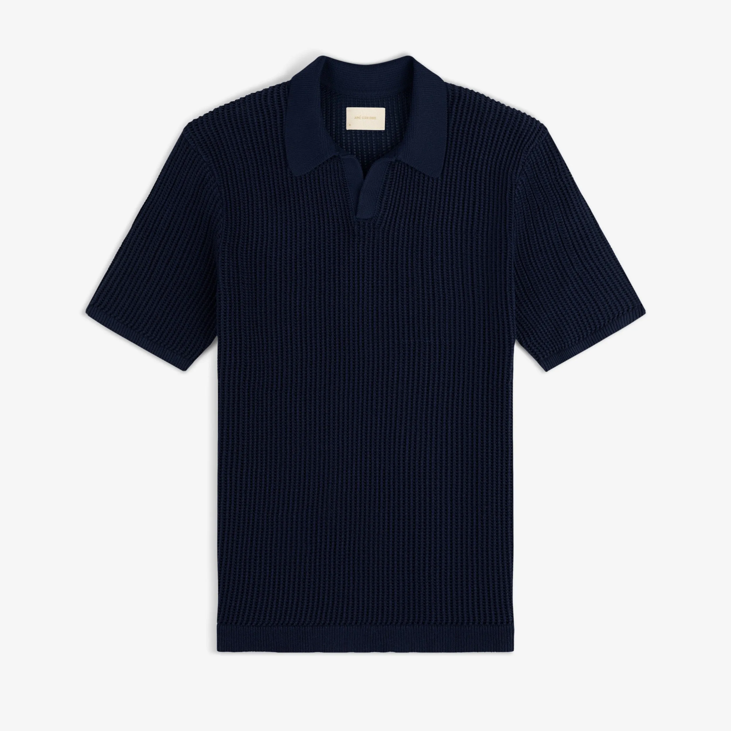 Mesh Knit Polo sold by Aime Leon Dore