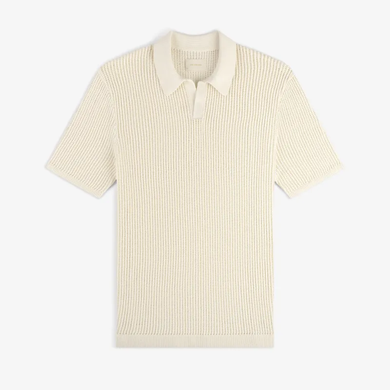Mesh Knit Polo made by Aime Leon Dore