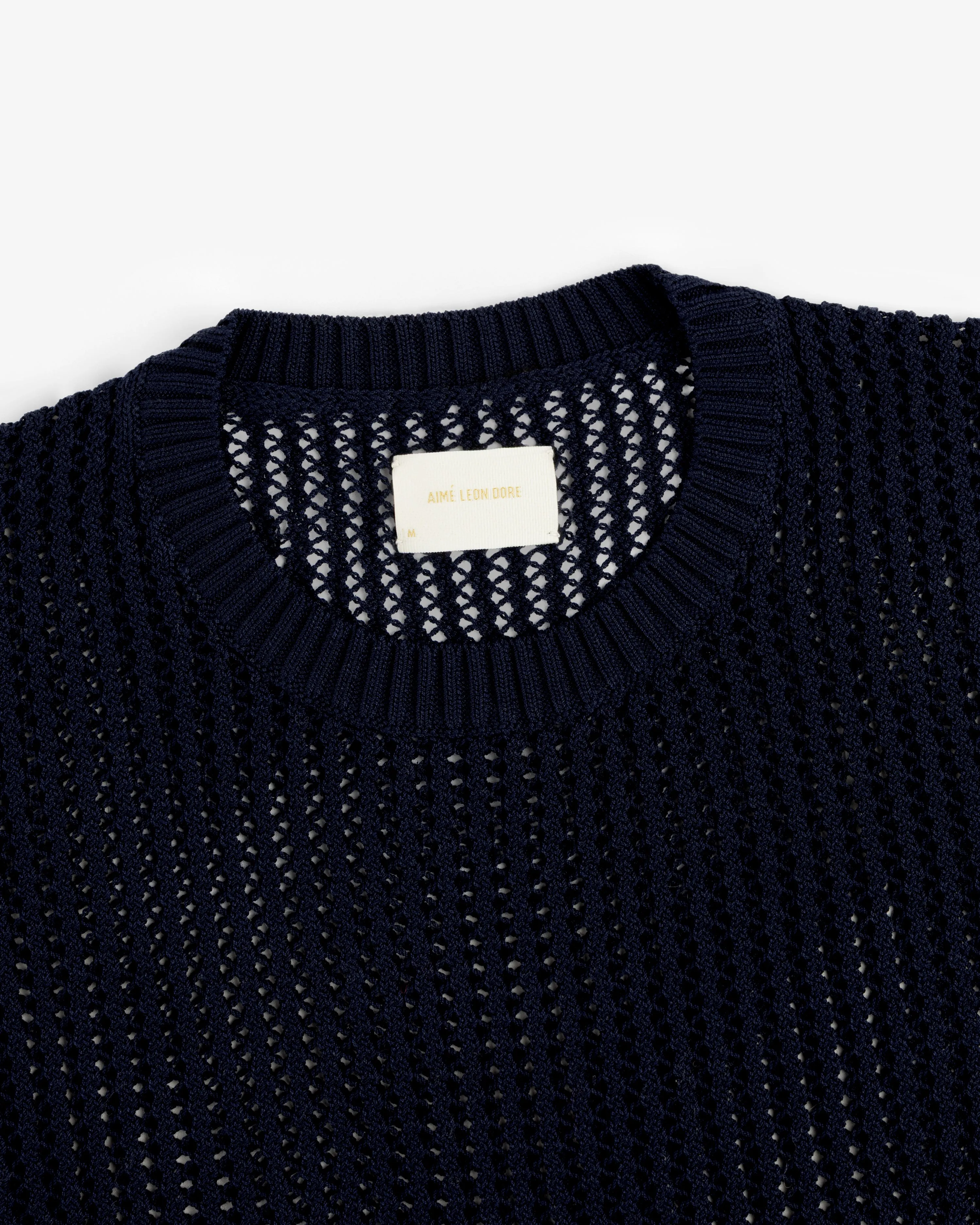 Cotton Eyelet Crewneck Sweater sold by Aime Leon Dore product image thumbnail 4