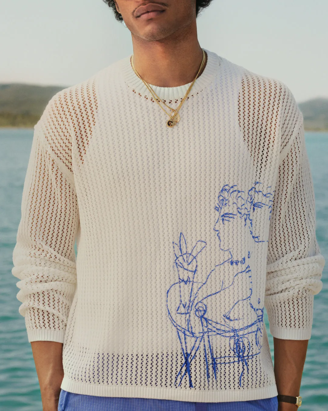 Fassianos "Rendez - Vous" Crewneck Sweater sold by Aime Leon Dore product image thumbnail 3
