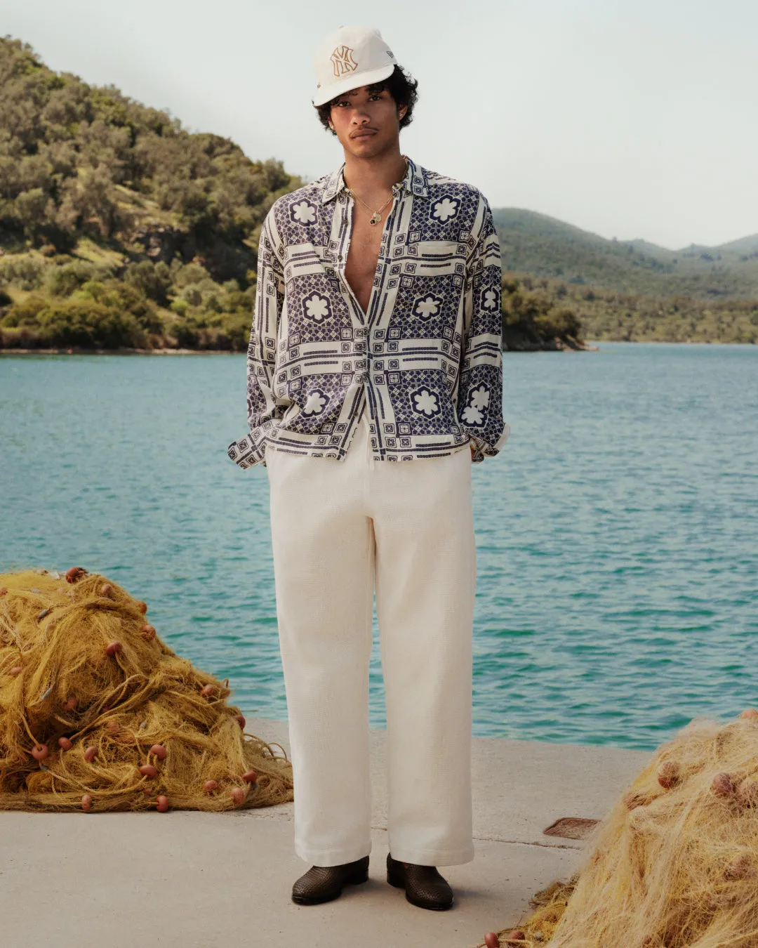 Mosaic Button Down Shirt sold by Aime Leon Dore product image thumbnail 3