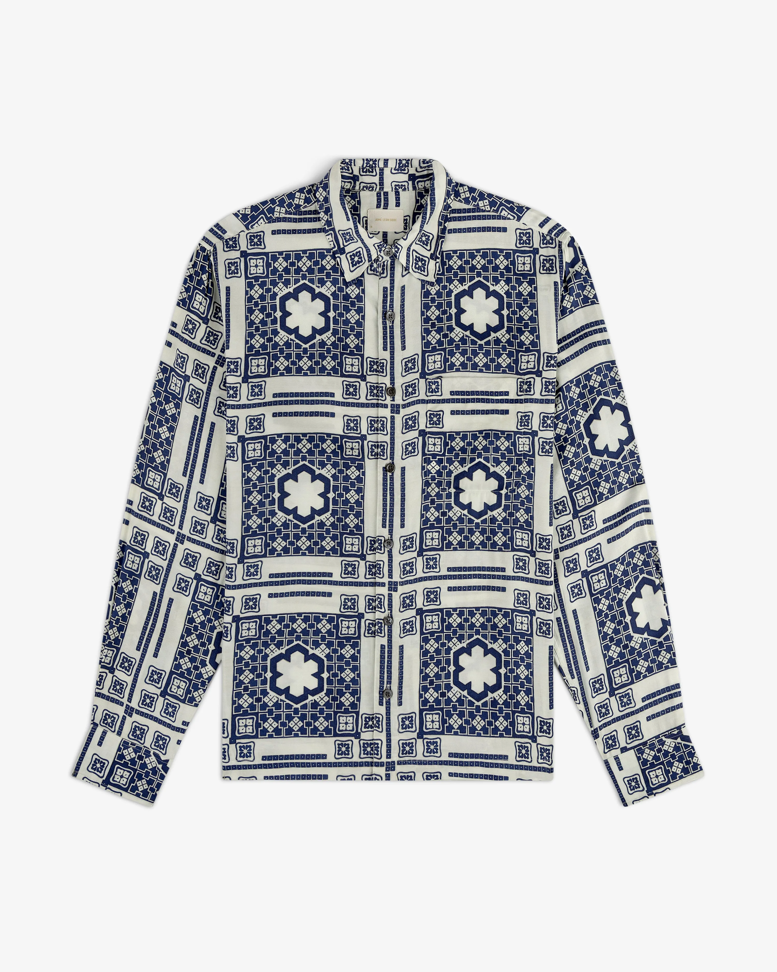 Mosaic Button Down Shirt sold by Aime Leon Dore product image thumbnail 2
