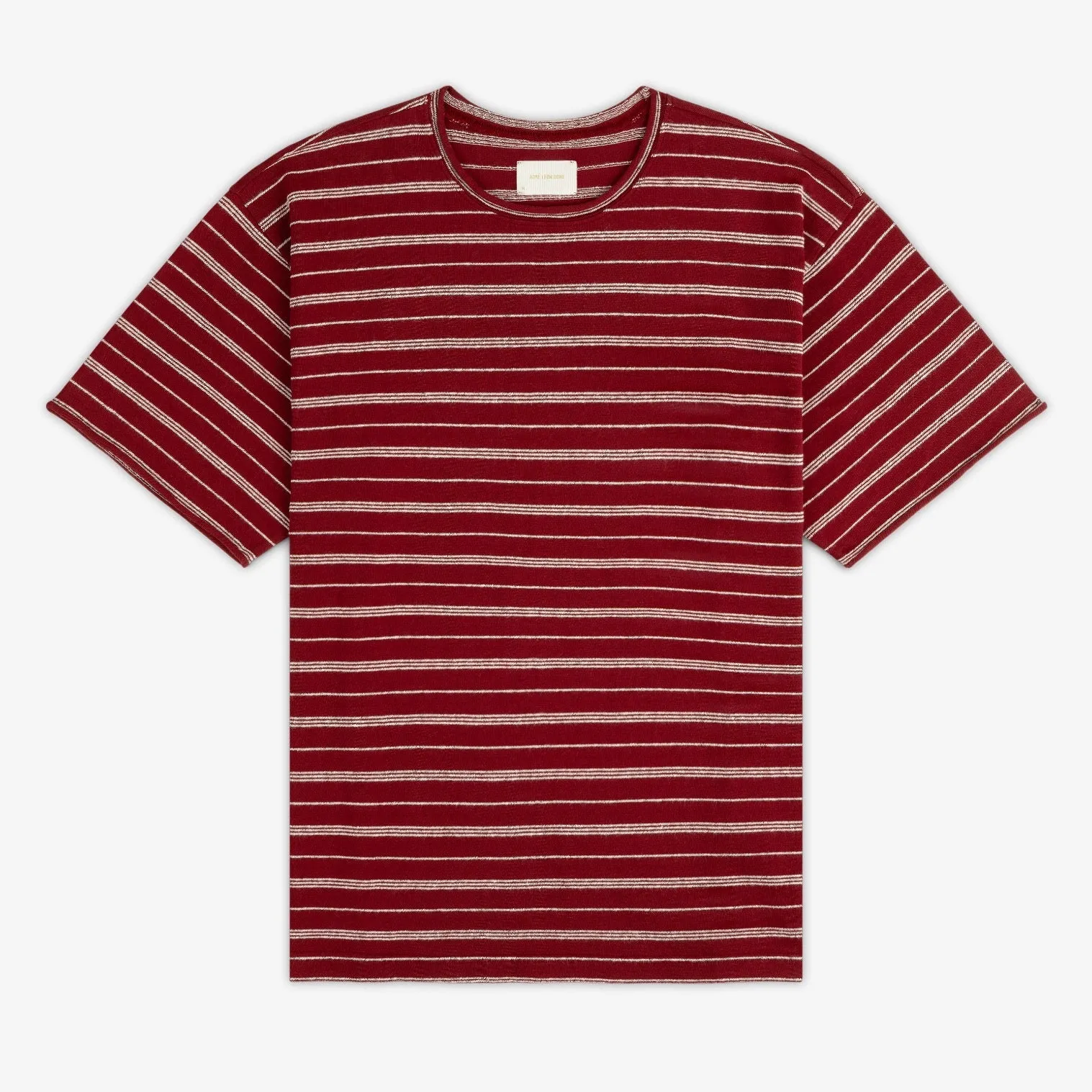 Jacquard Striped Rollneck Tee sold by Aime Leon Dore