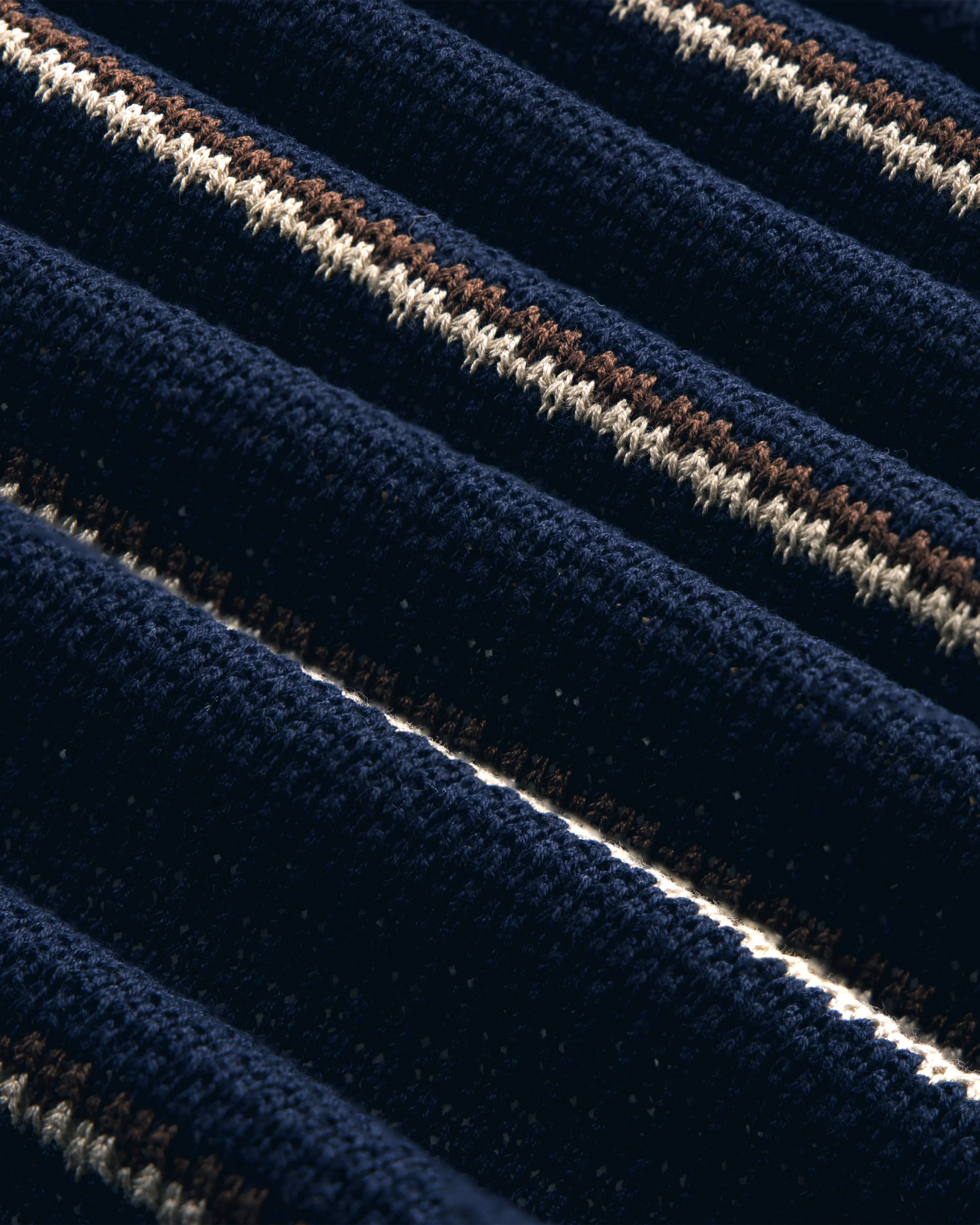 Striped Jacquard Shawl Collar Jacket sold by Aime Leon Dore product image thumbnail 5