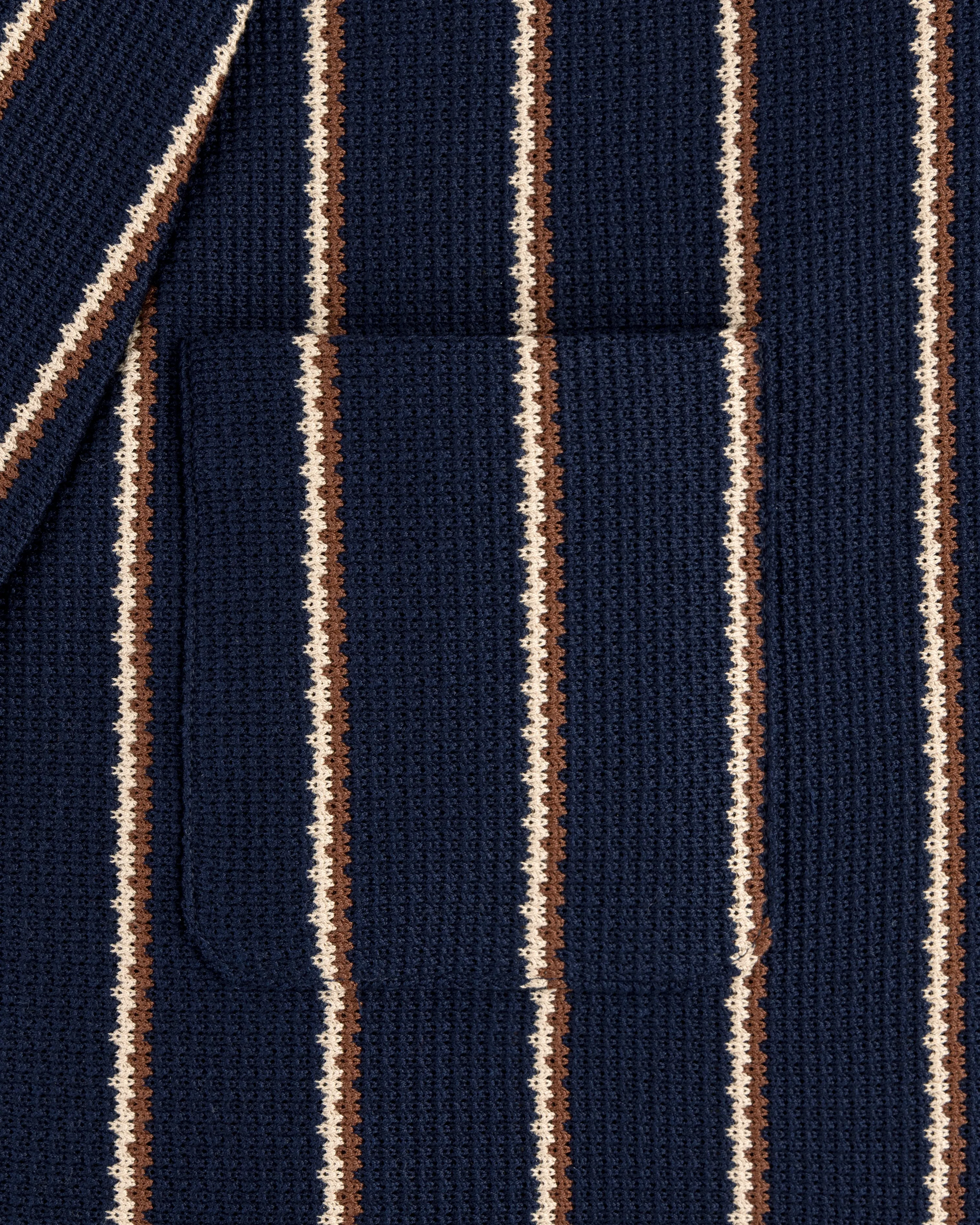 Striped Jacquard Shawl Collar Jacket sold by Aime Leon Dore product image thumbnail 4