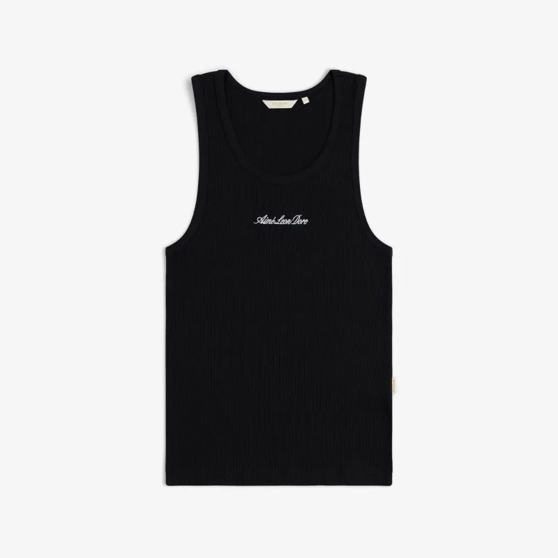 Embroidered   Logo  Tank  Top made by Aime Leon Dore