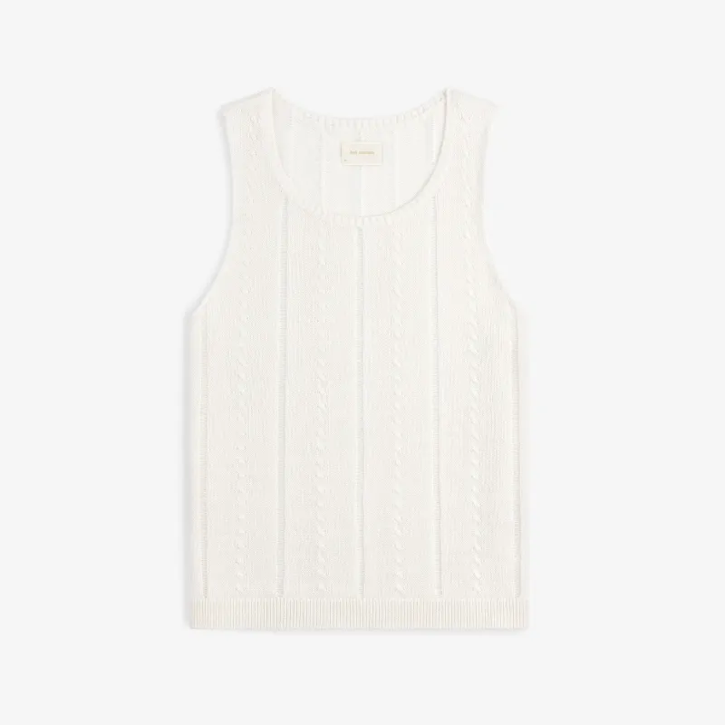 Pointelle Tank Top made by Aime Leon Dore