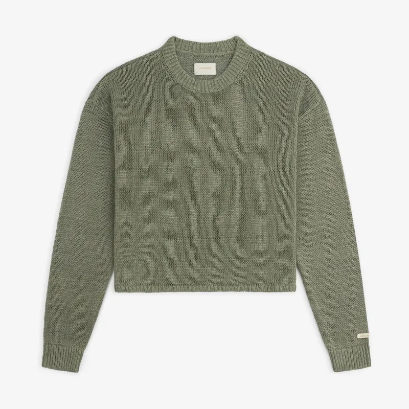 Linen Knit Crewneck Sweater made by Aime Leon Dore