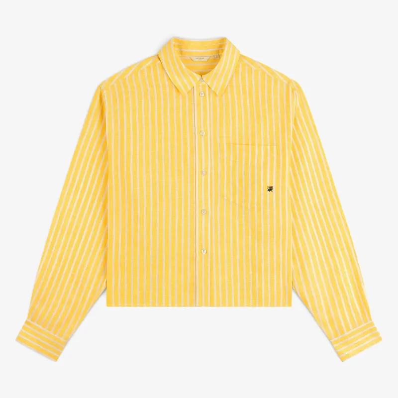 Striped Linen Casual Shirt made by Aime Leon Dore