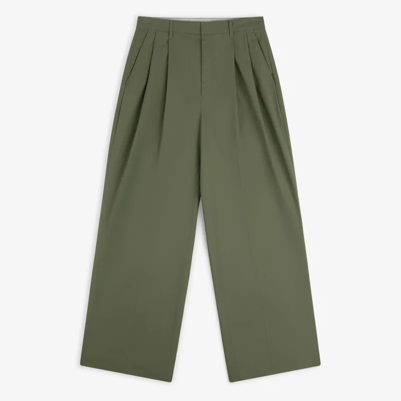 Lightweight Pleated Cotton Trouser made by Aime Leon Dore