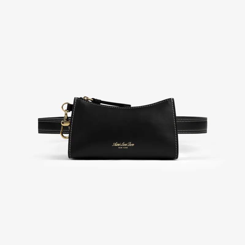 Convertible Leather Belt Bag made by Aime Leon Dore