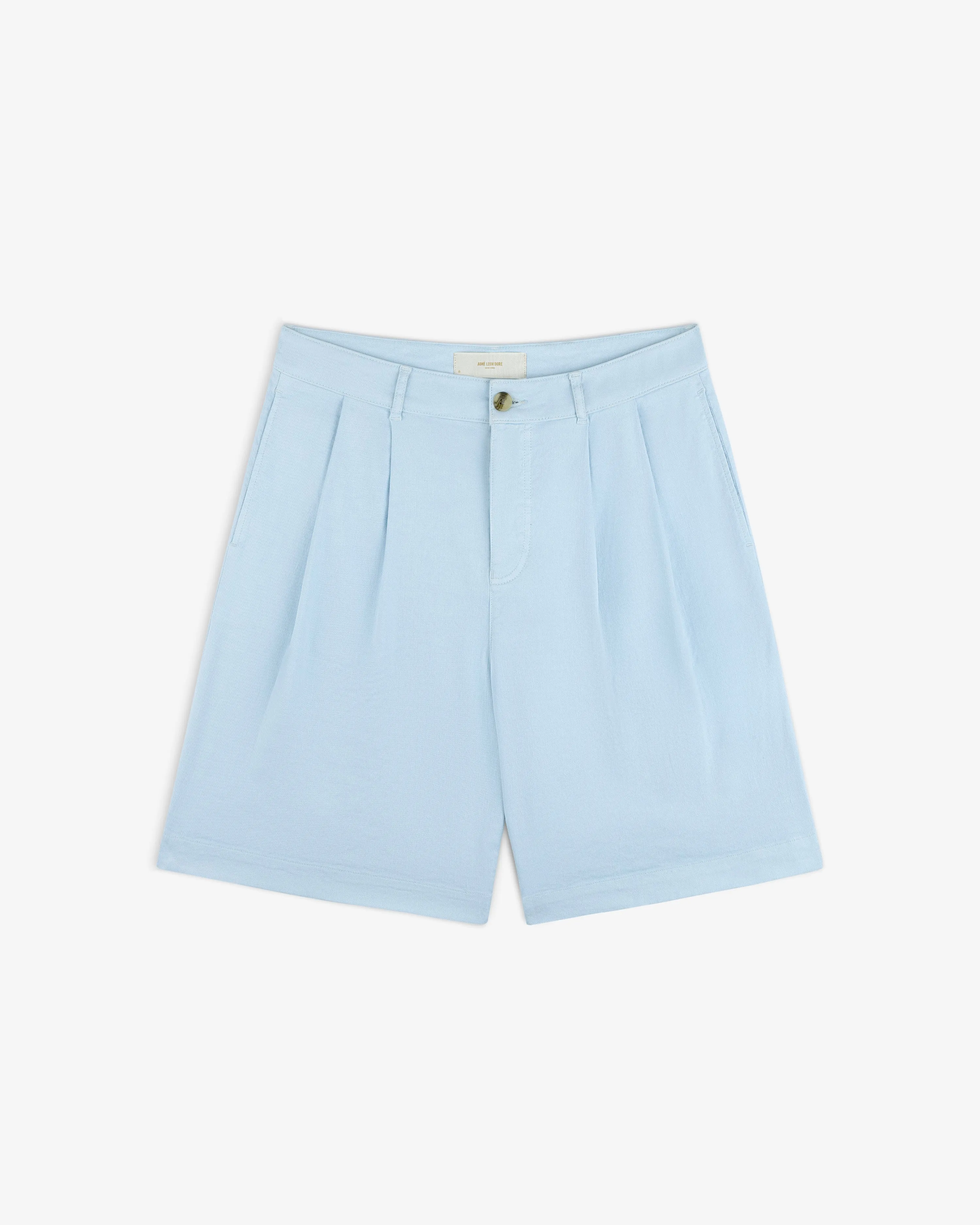 Pleated Linen Blend Bermuda Short sold by Aime Leon Dore product image thumbnail 2