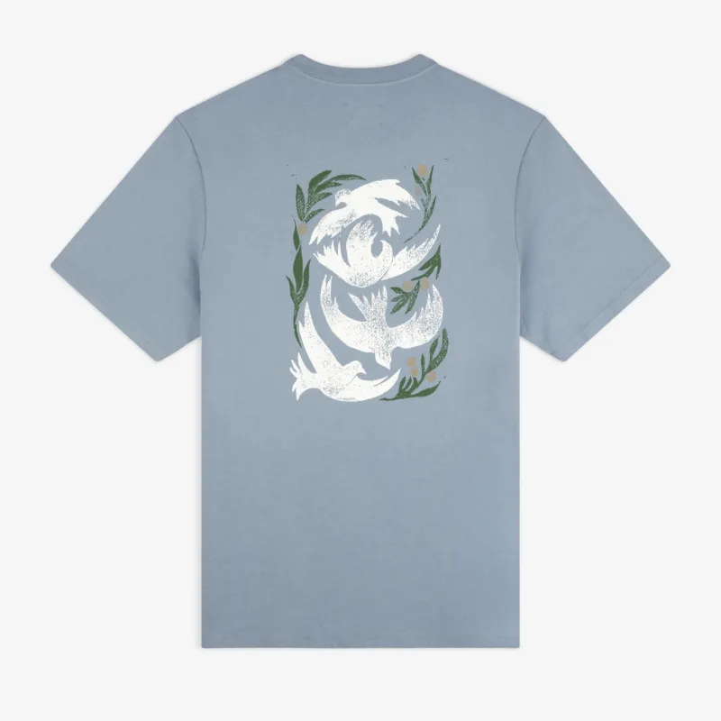 Woodblock Dove Tee made by Aime Leon Dore