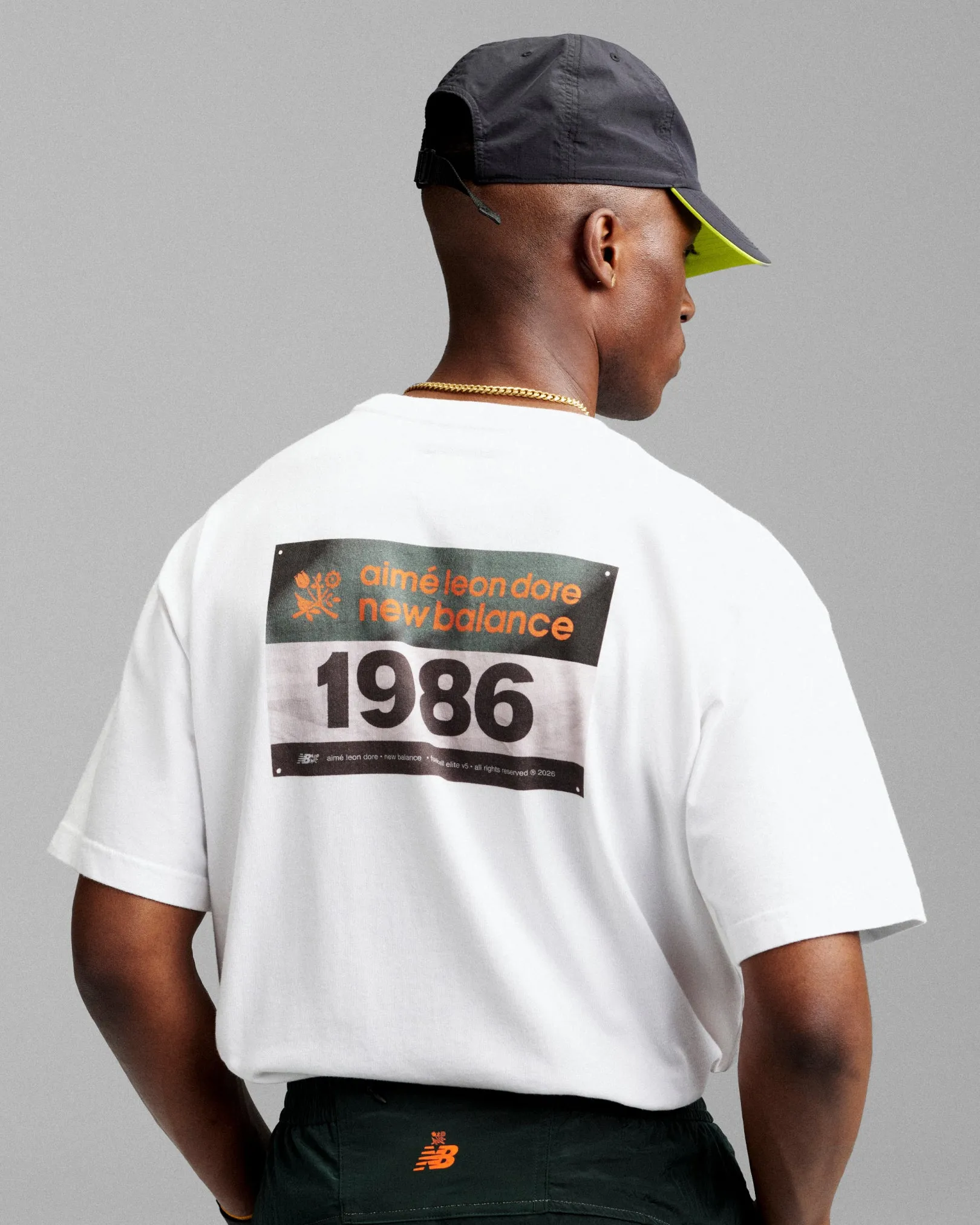 ALD / New Balance Running Bib Tee sold by Aime Leon Dore product image thumbnail 3