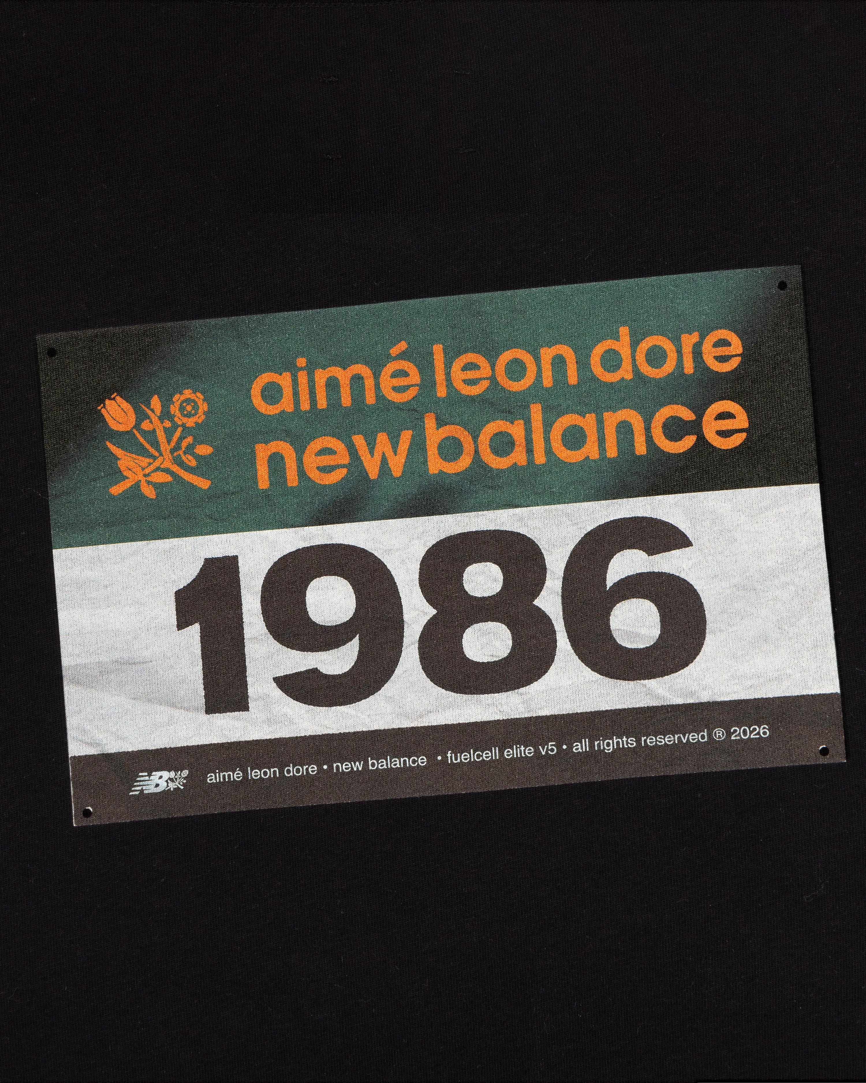 ALD / New Balance Running Bib Tee sold by Aime Leon Dore product image thumbnail 4