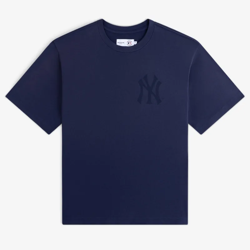 Yankees Washed Logo Tee made by Aime Leon Dore