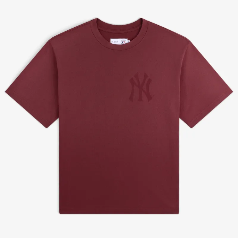 Yankees Washed Logo Tee made by Aime Leon Dore