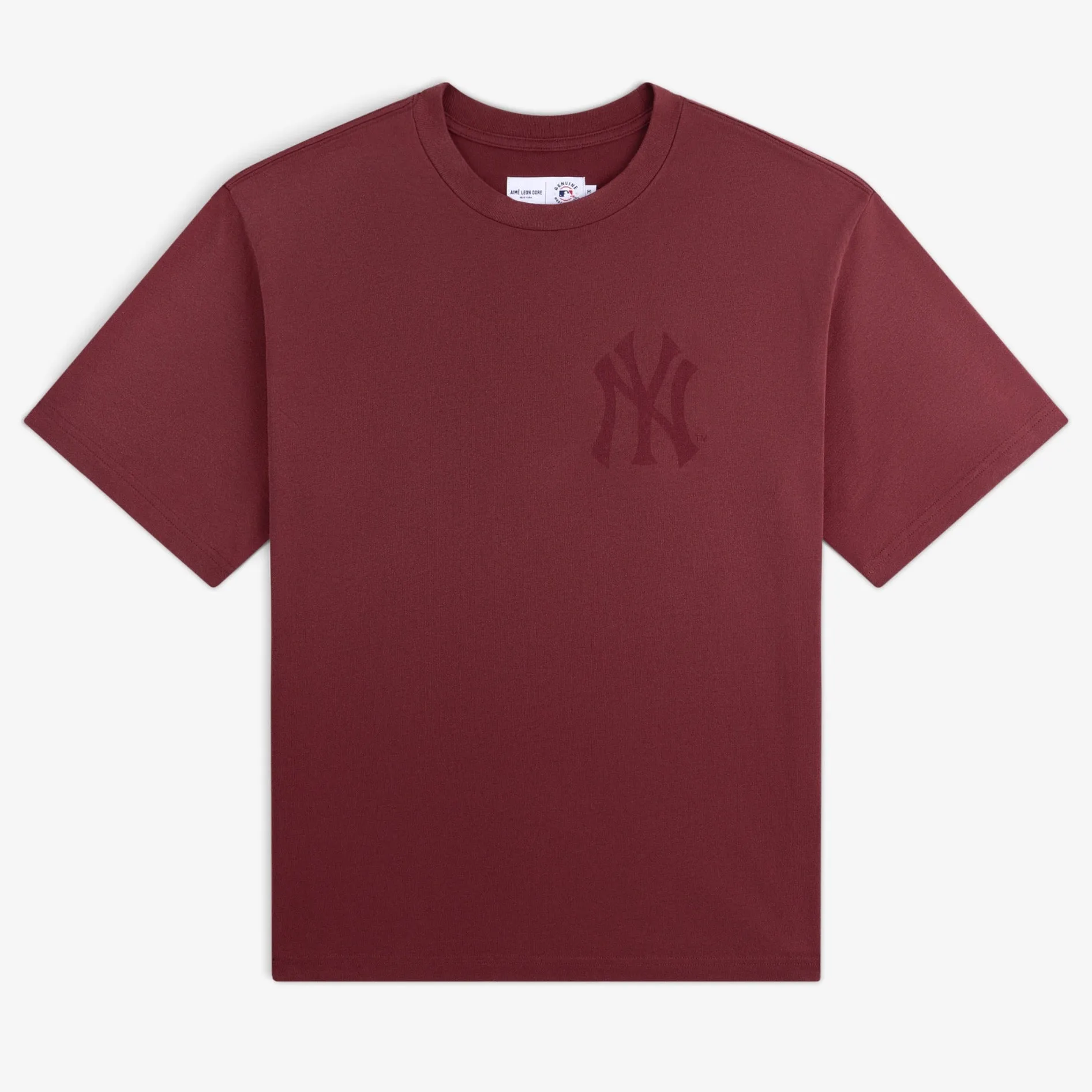Yankees Washed Logo Tee sold by Aime Leon Dore
