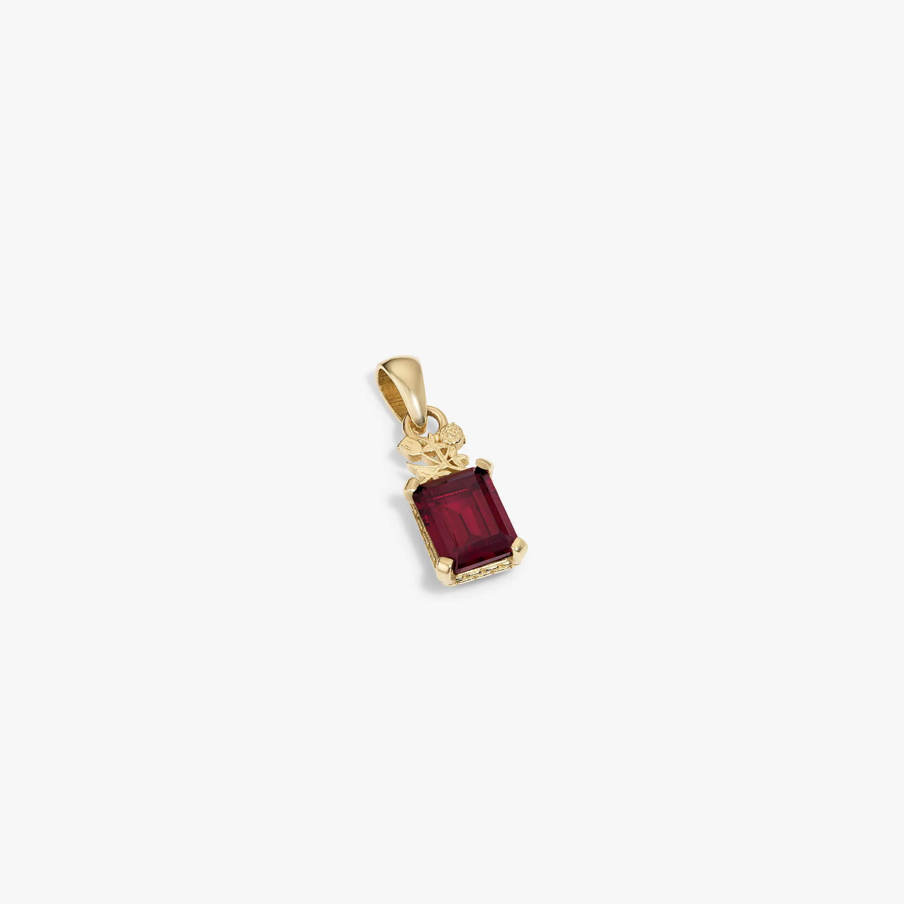 14Kt Gold Crest Gemstone Pendant sold by Aime Leon Dore