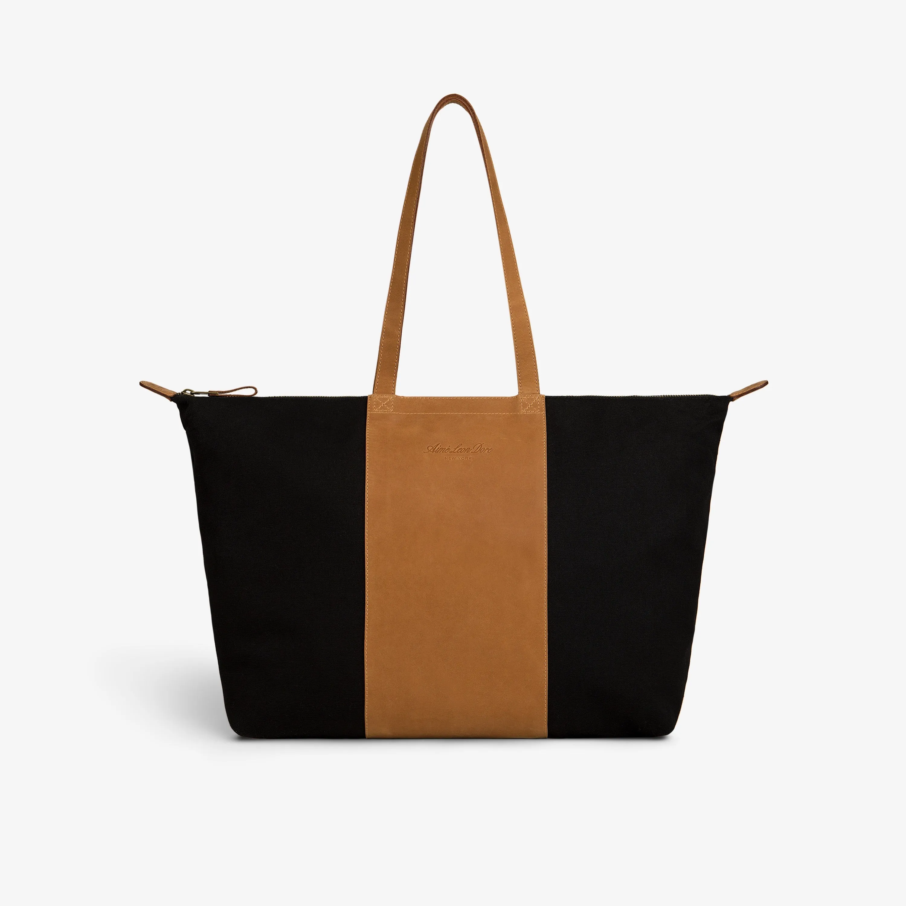 Leather Canvas Zip Tote sold by Aime Leon Dore