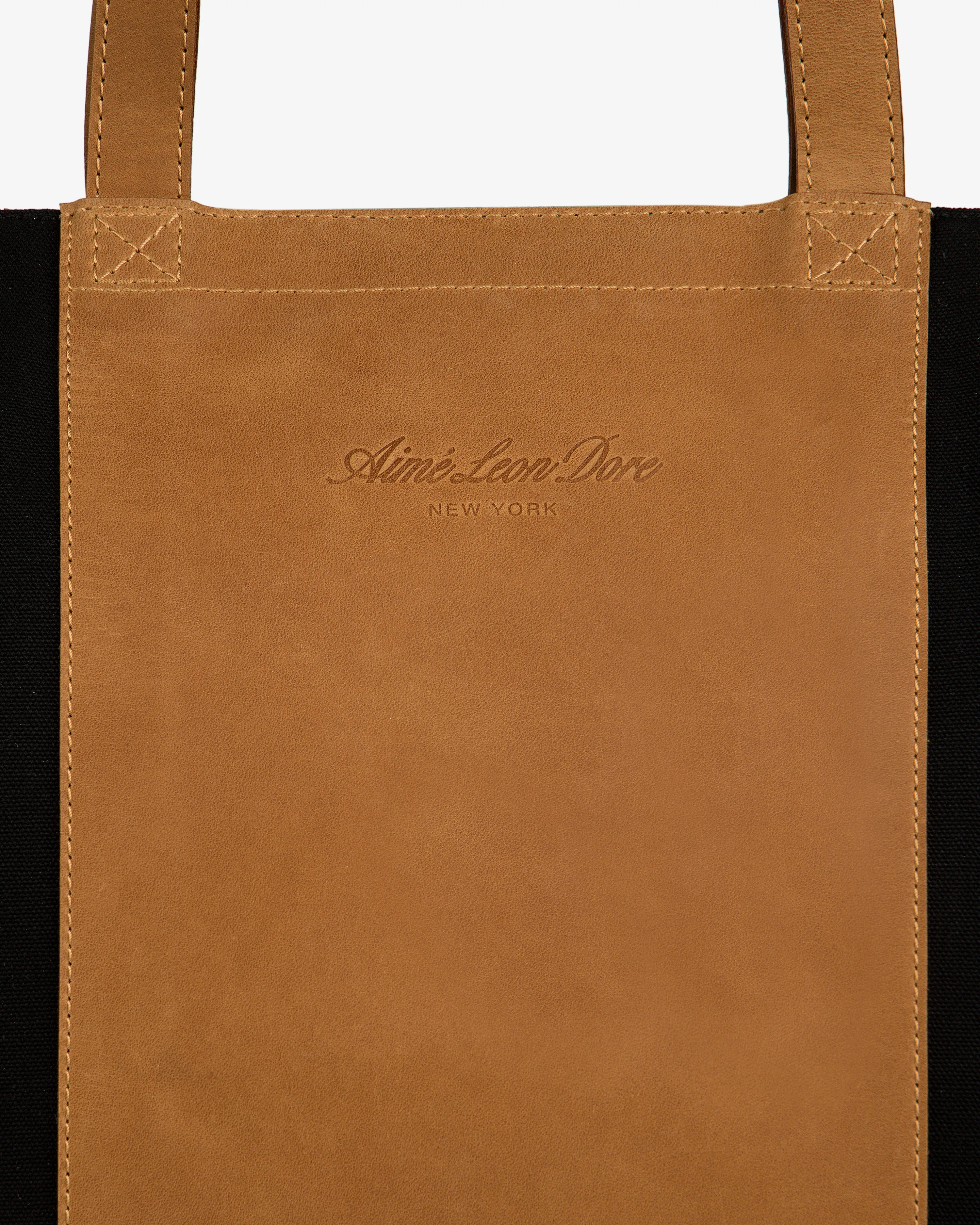 Leather Canvas Zip Tote sold by Aime Leon Dore product image thumbnail 5