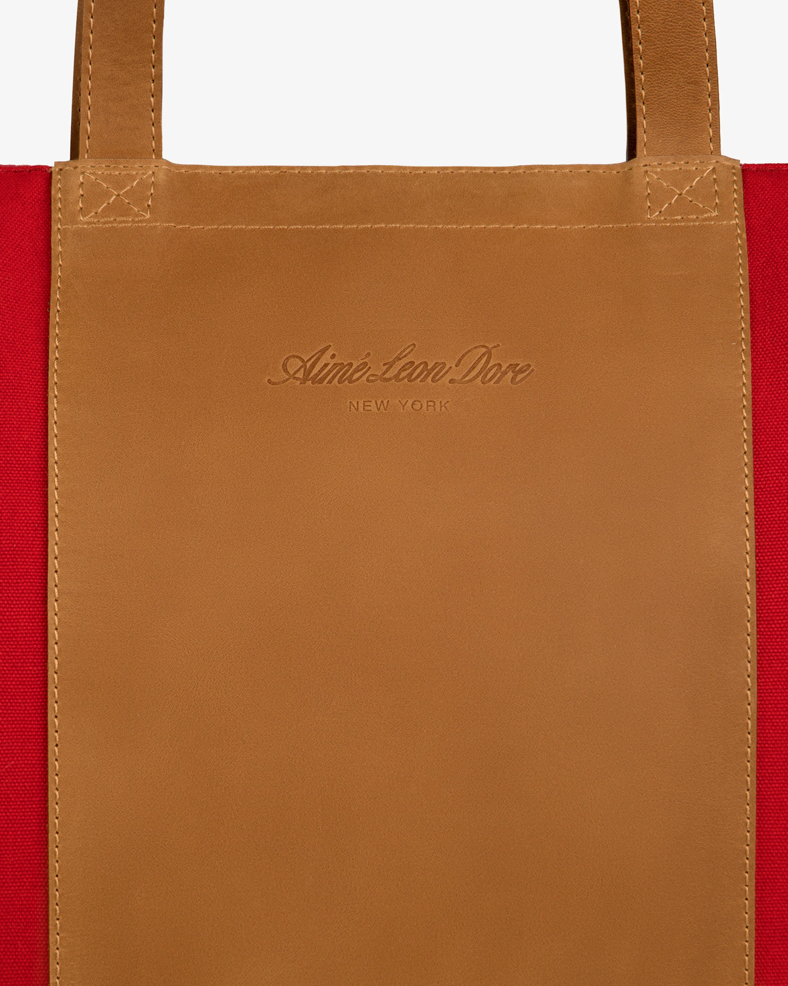 Leather Canvas Zip Tote sold by Aime Leon Dore product image thumbnail 5