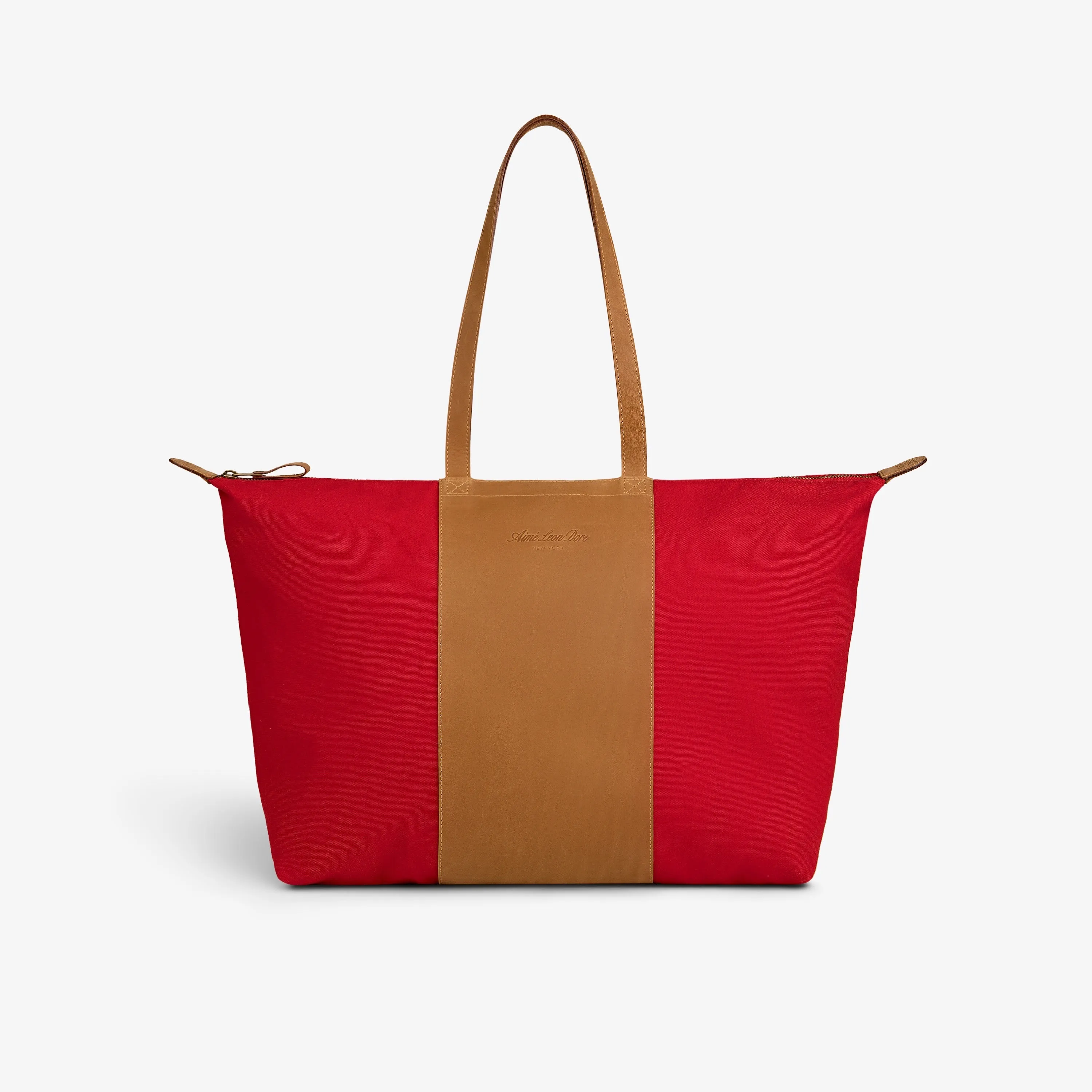 Leather Canvas Zip Tote sold by Aime Leon Dore