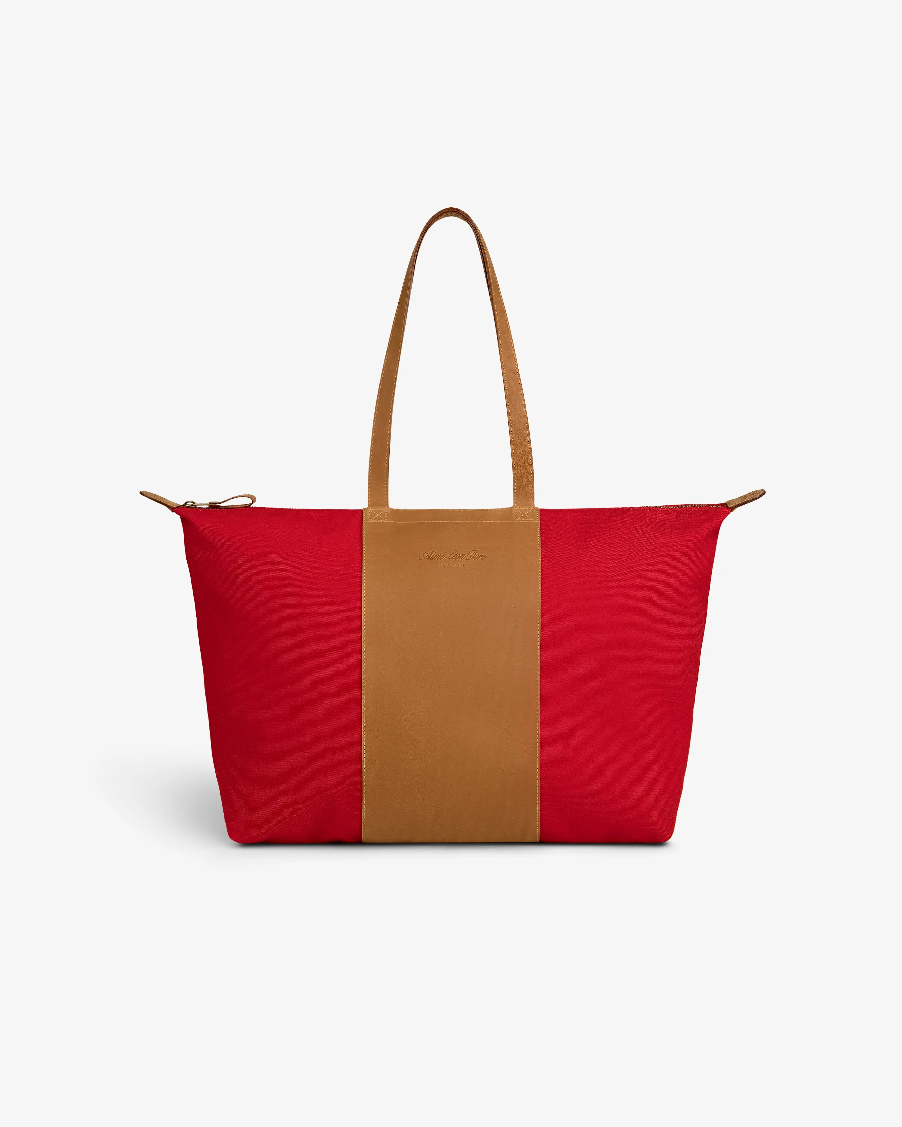 Leather Canvas Zip Tote sold by Aime Leon Dore product image thumbnail 2