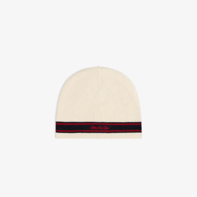 Stripe Knit Beanie made by Aime Leon Dore