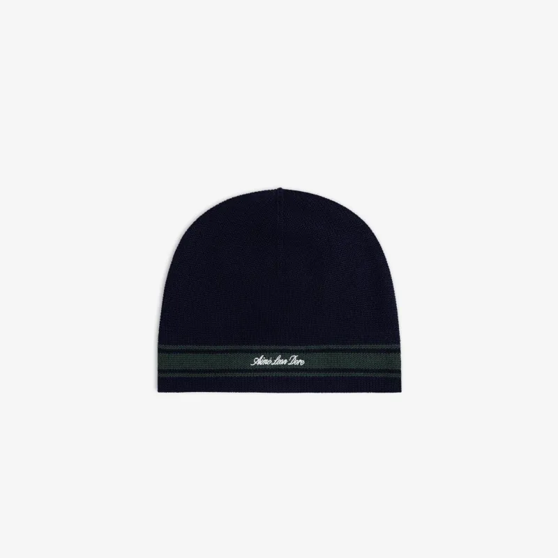 Stripe Knit Beanie made by Aime Leon Dore