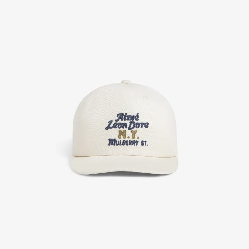 Mulberry Chainstitch Hat made by Aime Leon Dore