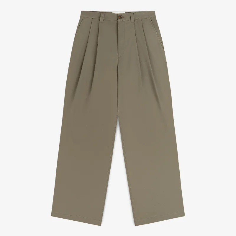 Double Pleated Officer Pant made by Aime Leon Dore