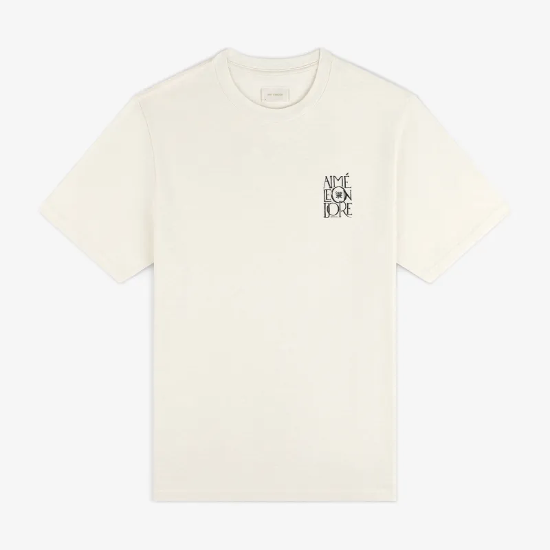 Stacked Logo Slub Tee made by Aime Leon Dore