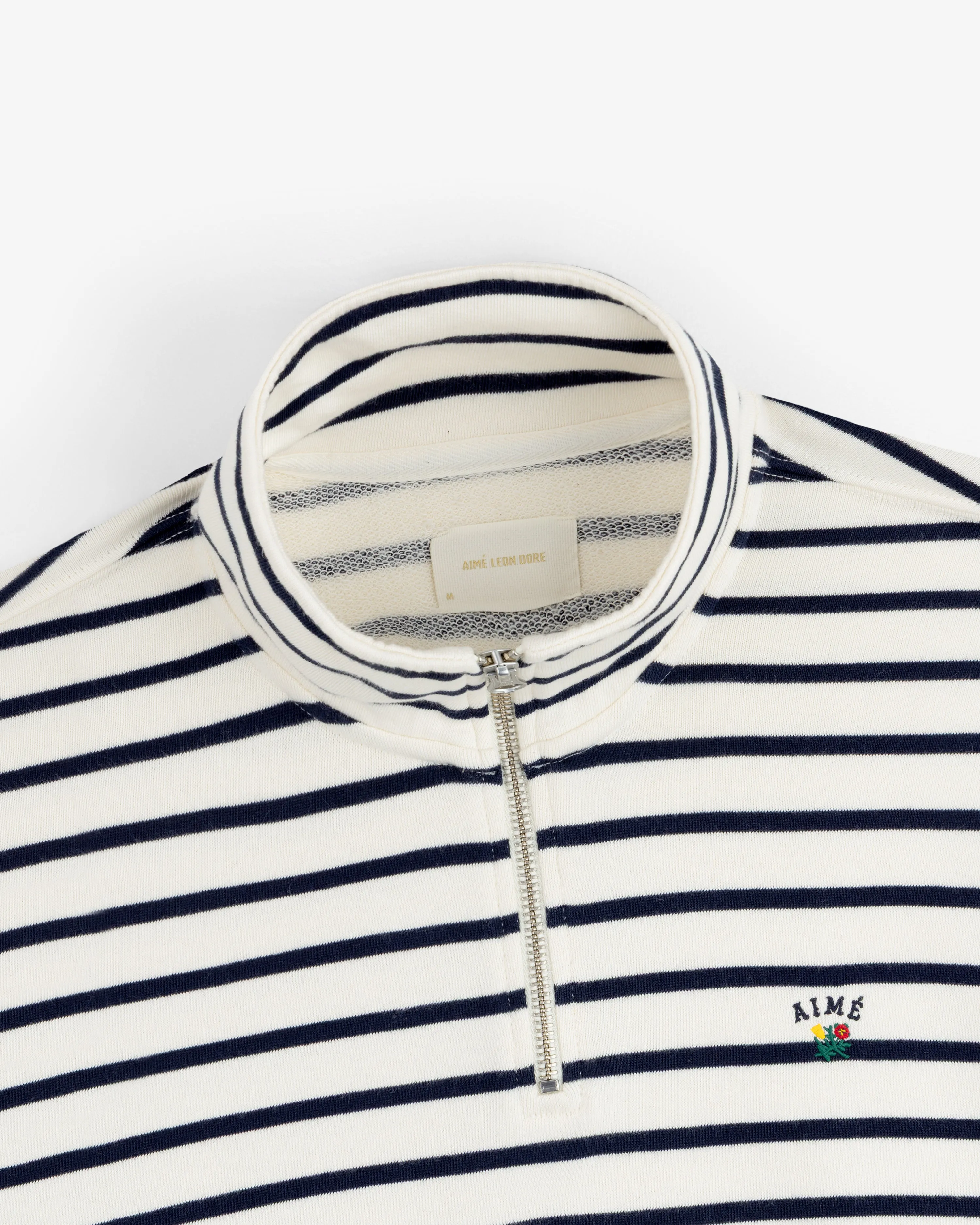Striped Crest Quarter Zip sold by Aime Leon Dore product image thumbnail 4