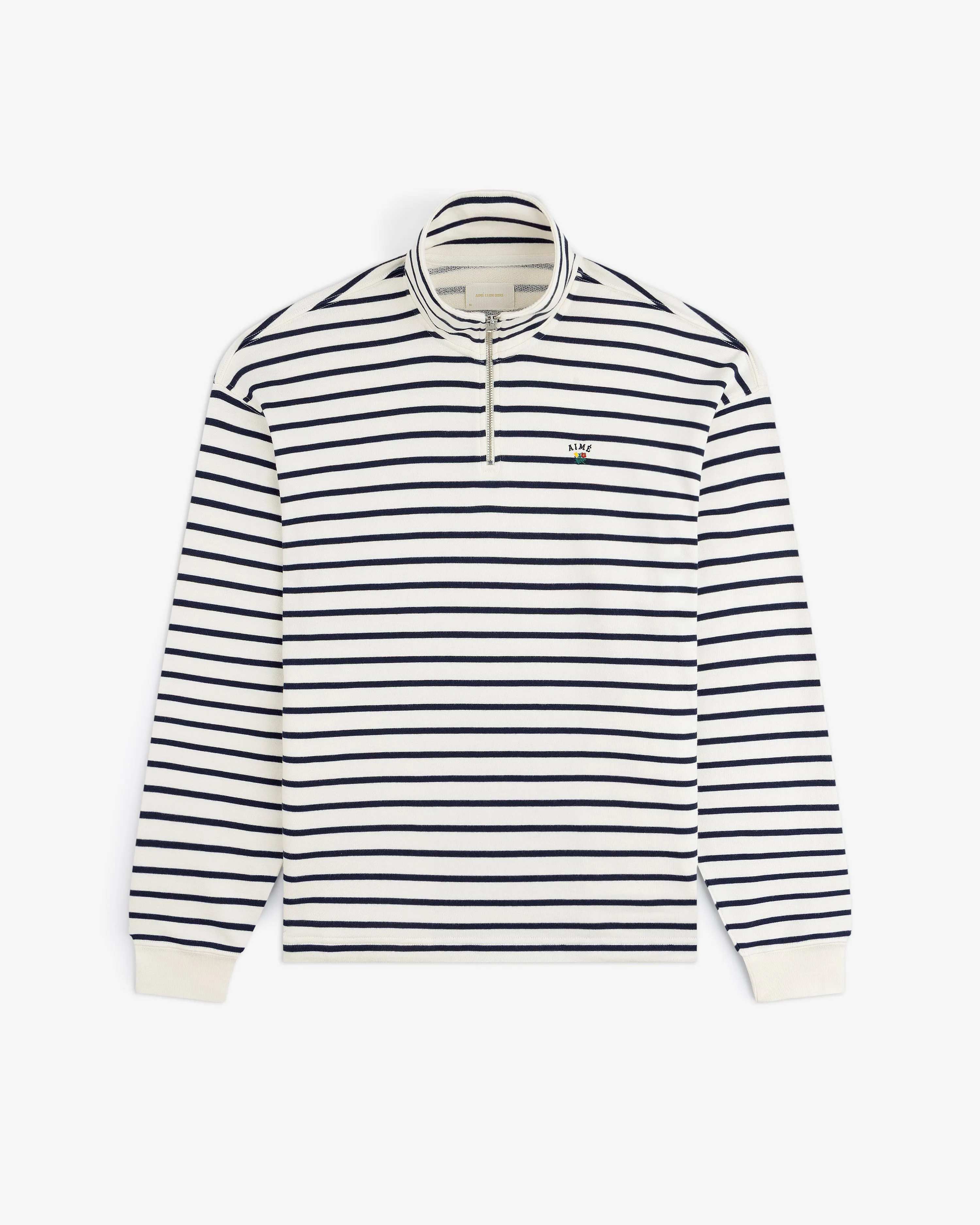 Striped Crest Quarter Zip sold by Aime Leon Dore product image thumbnail 2
