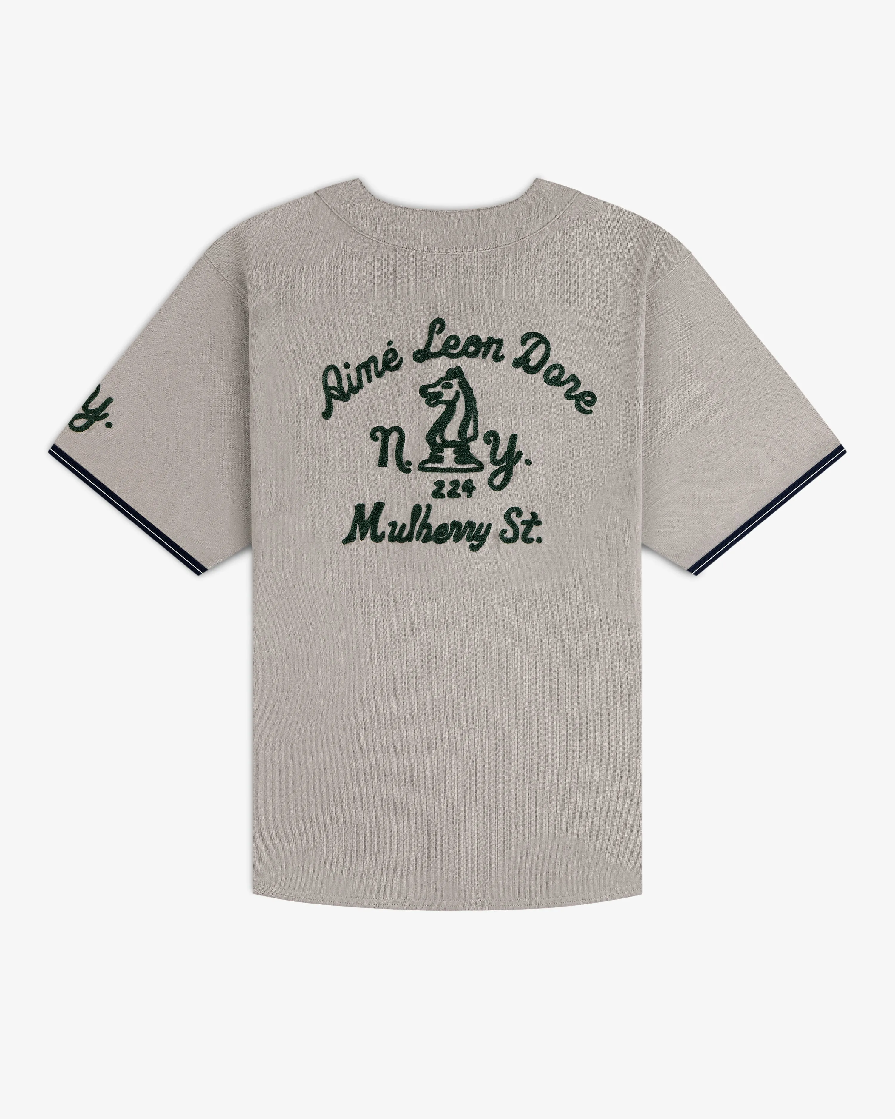 Mulberry Chainstitch Baseball Jersey sold by Aime Leon Dore product image thumbnail 4