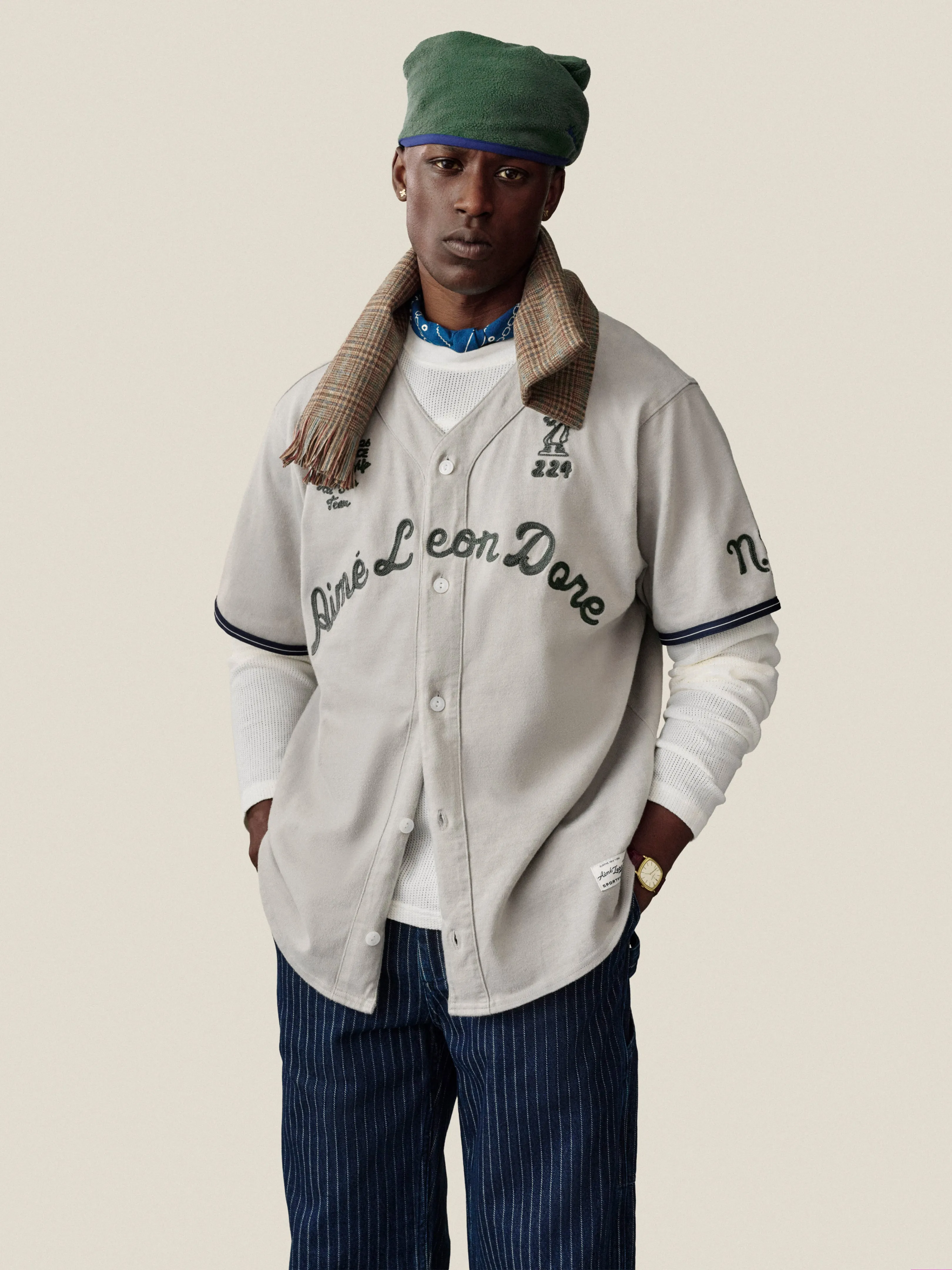 Long-Sleeve Mesh Football Tee sold by Aime Leon Dore product image thumbnail 3