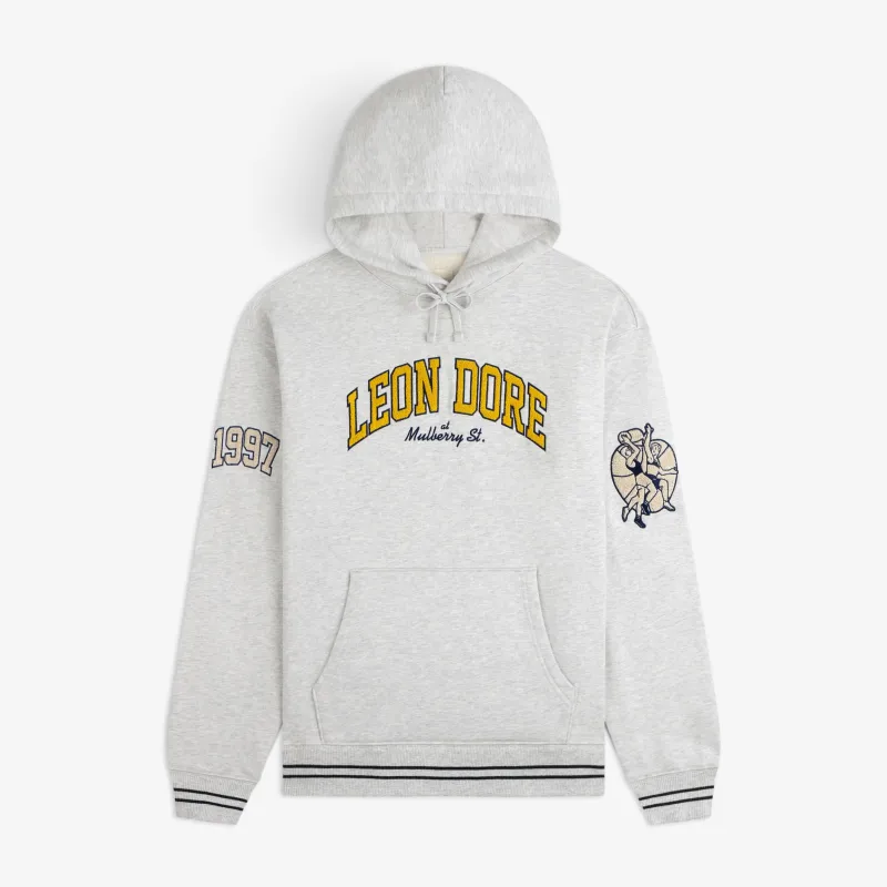 Mulberry Letterman Hoodie made by Aime Leon Dore