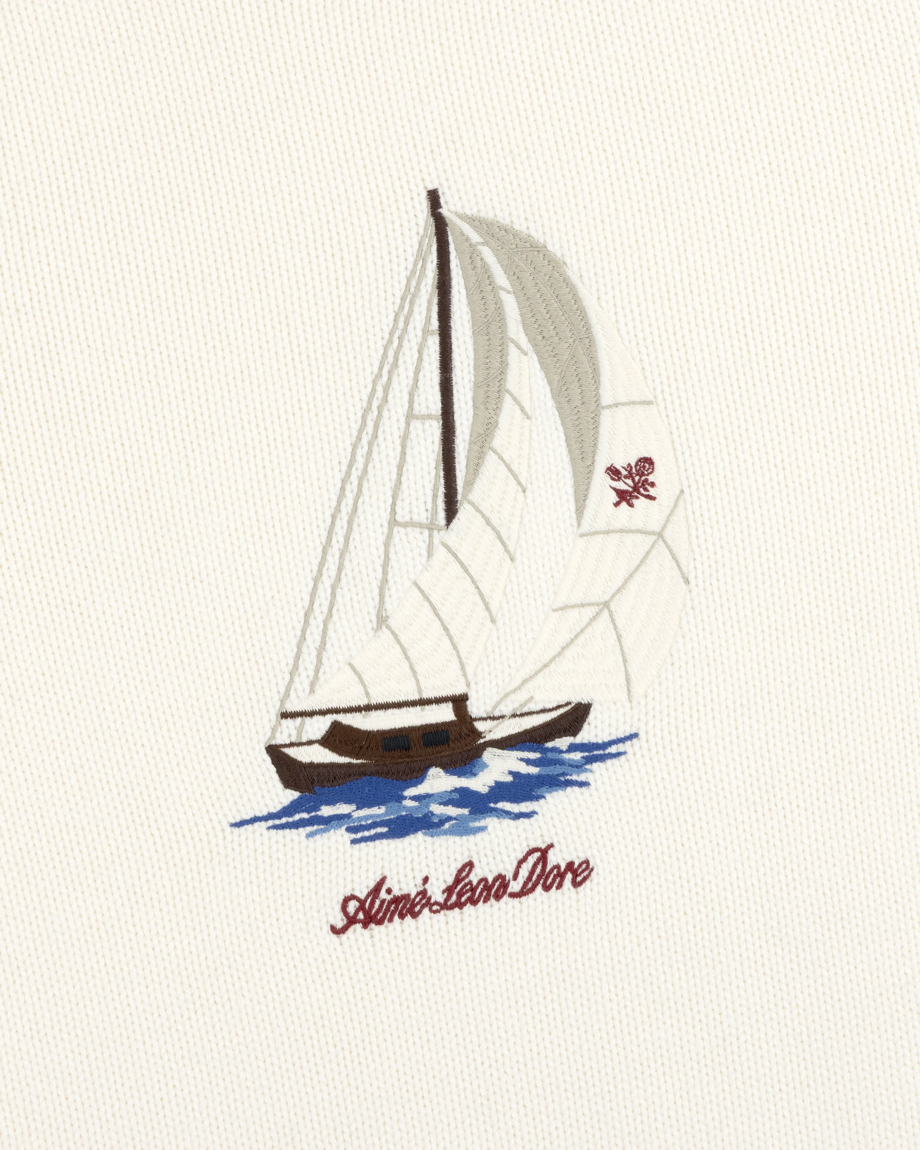 Regatta Embroidered Crewneck Sweater sold by Aime Leon Dore product image thumbnail 5