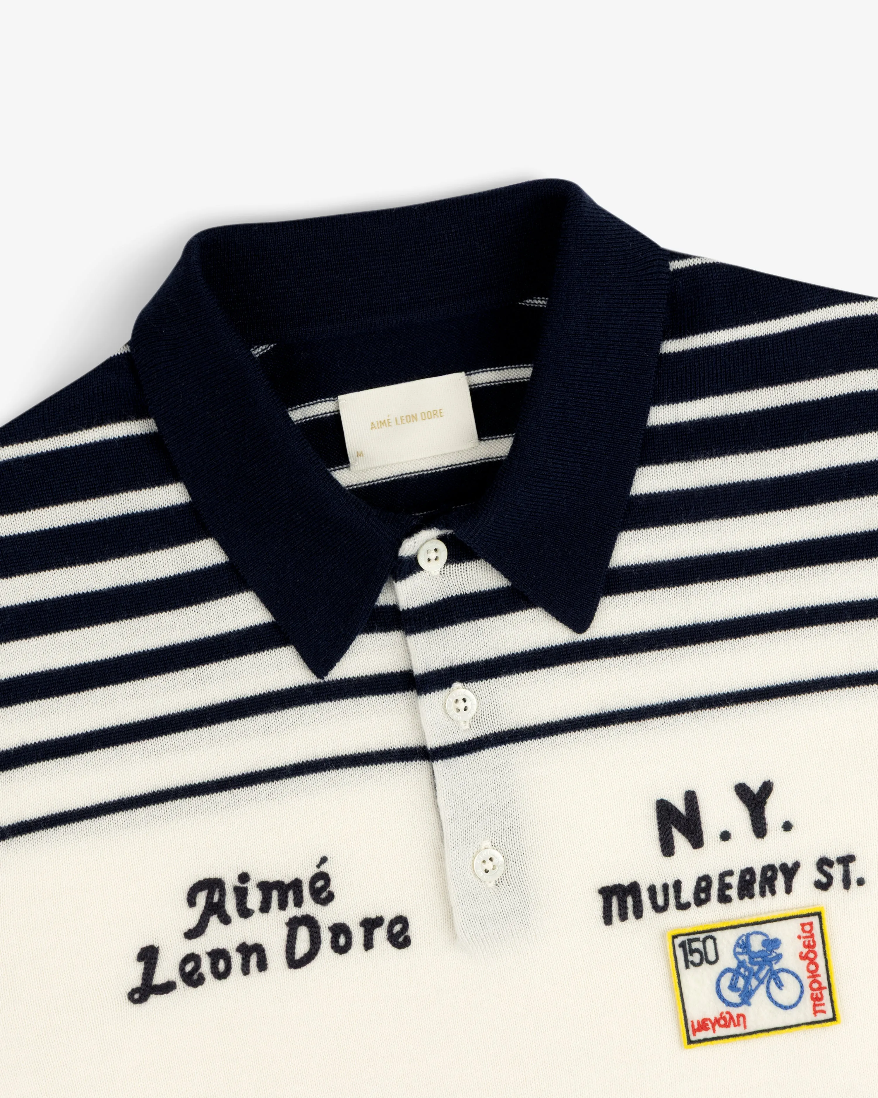 Merino Wool Knit Cycling Polo sold by Aime Leon Dore product image thumbnail 3