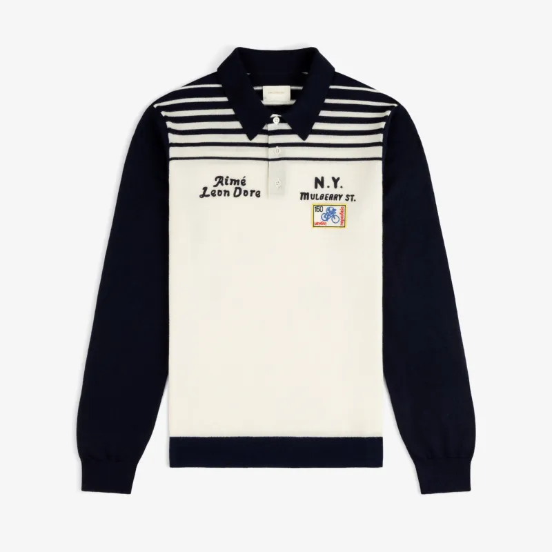 Merino Wool Knit Cycling Polo made by Aime Leon Dore