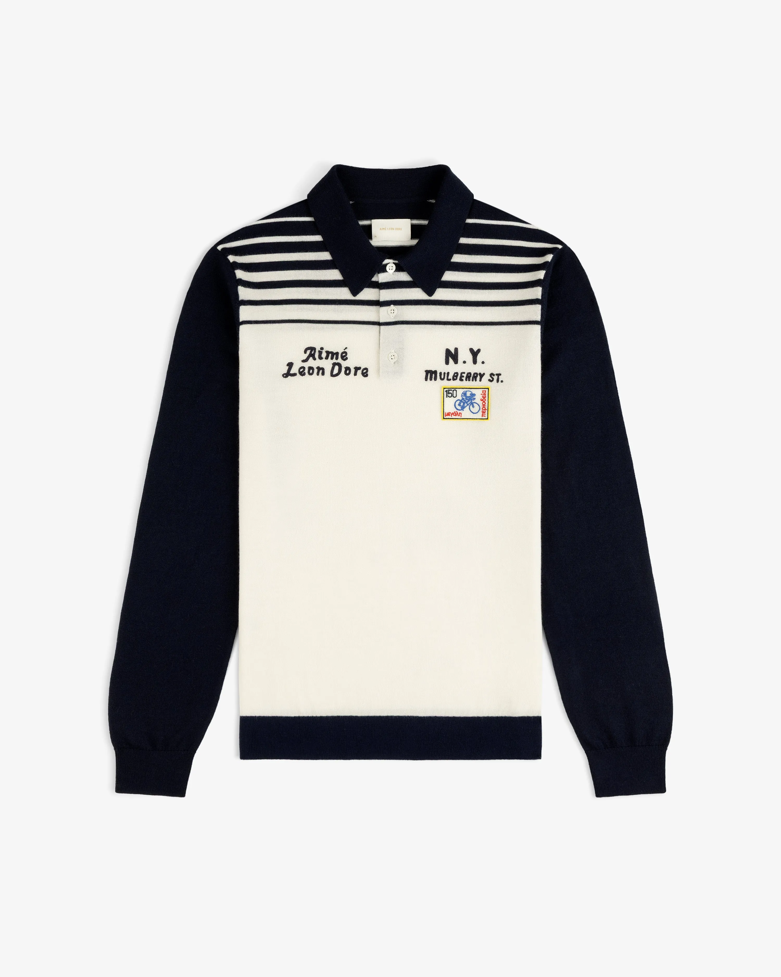 Merino Wool Knit Cycling Polo sold by Aime Leon Dore product image thumbnail 2