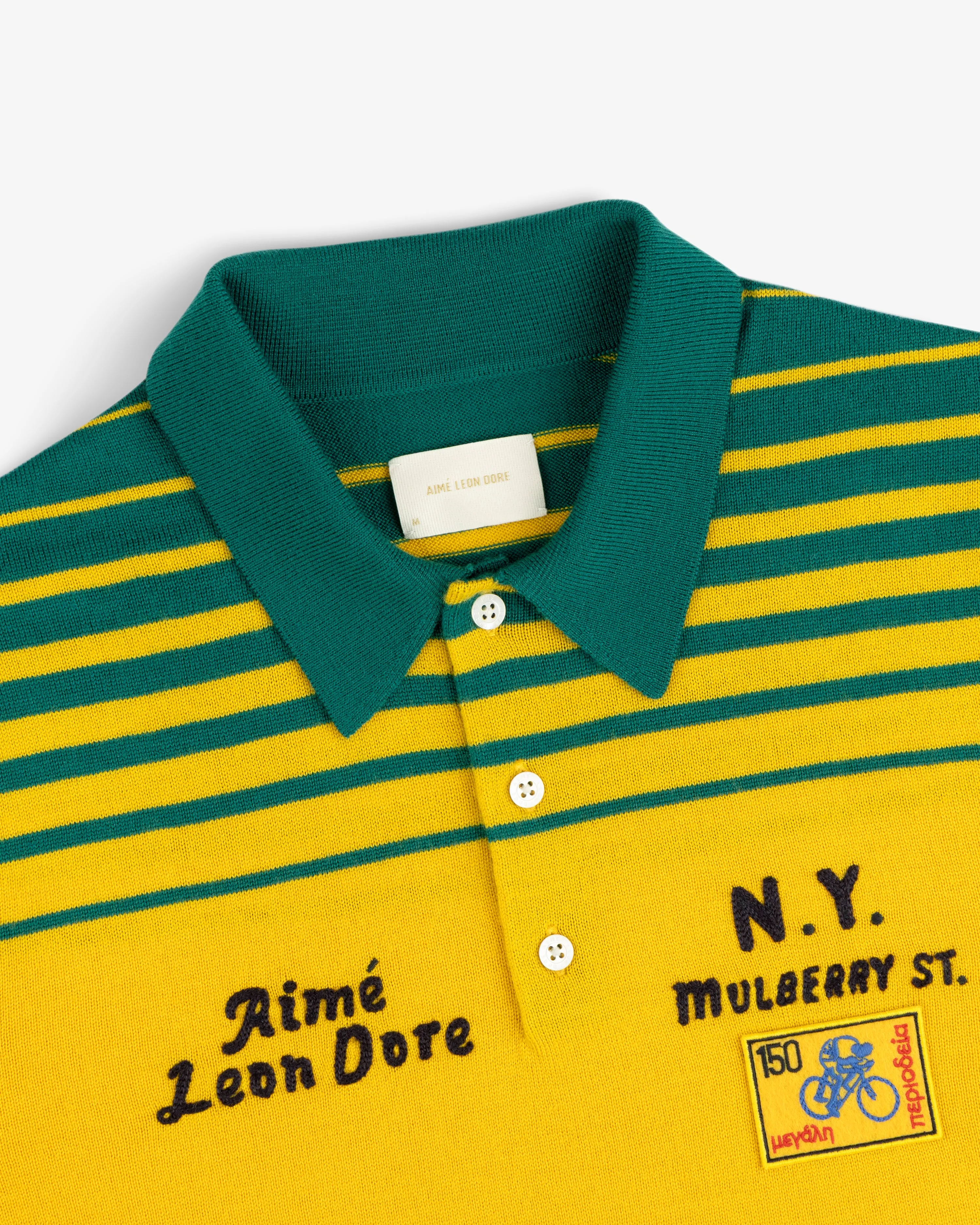 Merino Wool Knit Cycling Polo sold by Aime Leon Dore product image thumbnail 4