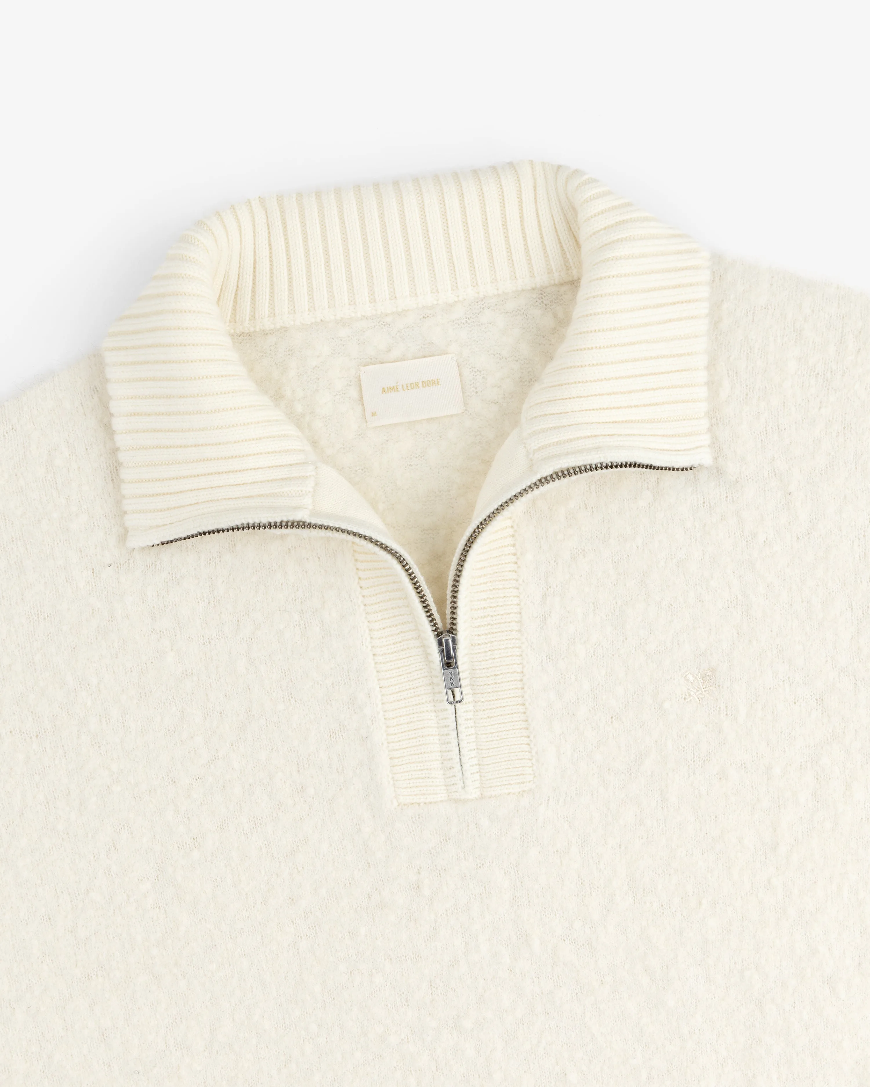 Alpaca Wool Quarter Zip Sweater sold by Aime Leon Dore product image thumbnail 4