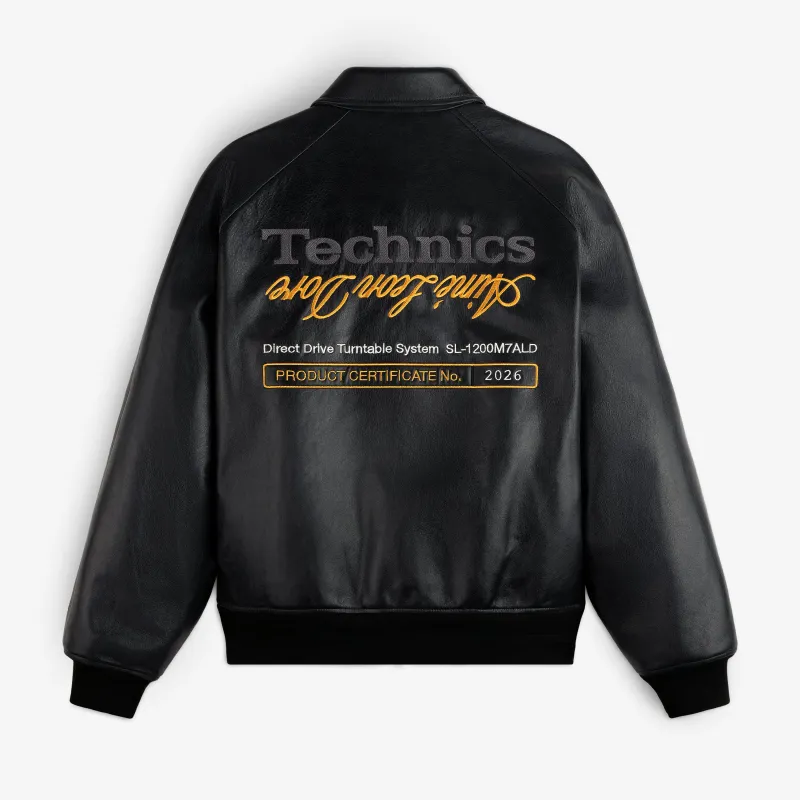 ALD / Technics Varsity Leather Jacket made by Aime Leon Dore